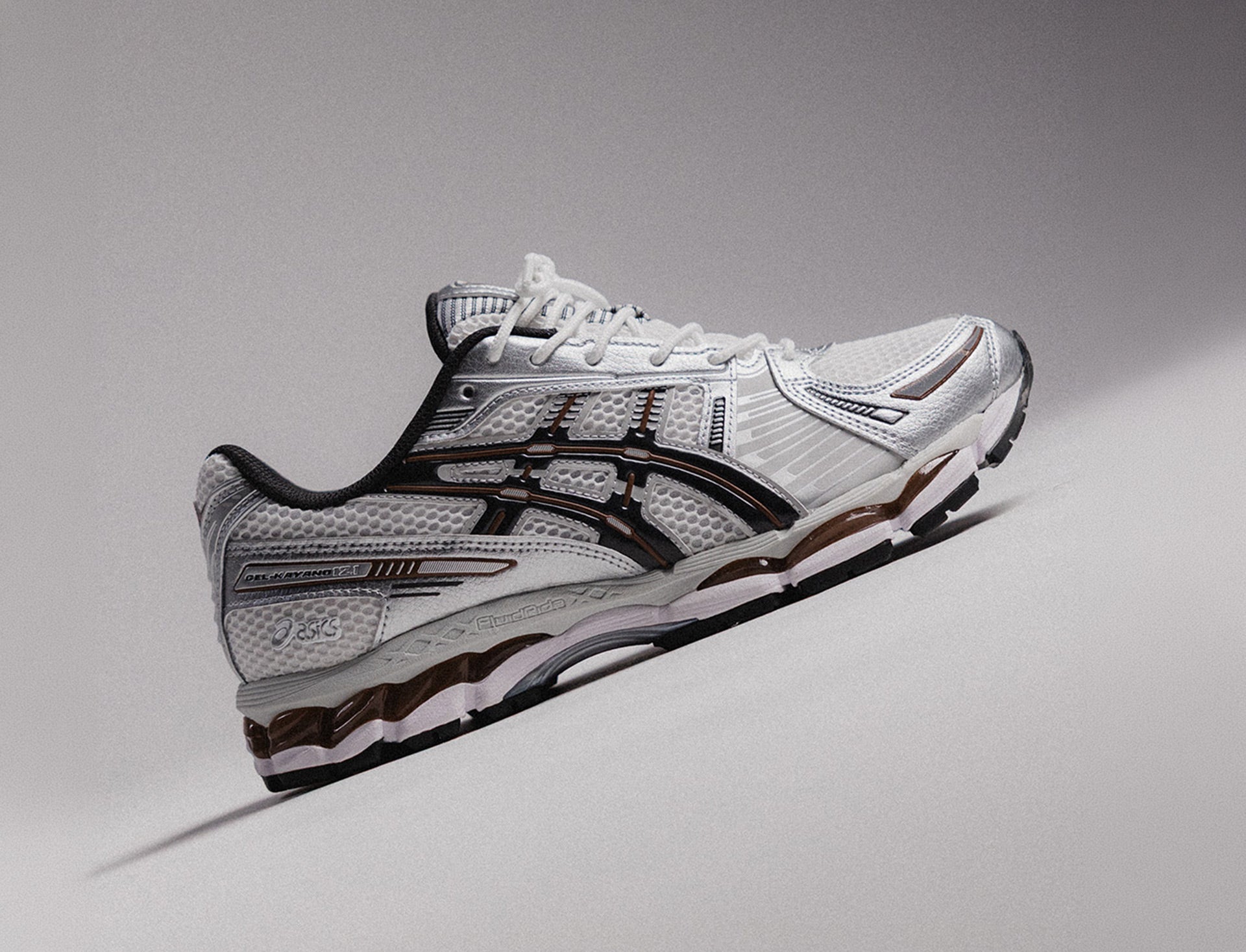 Asics Gel-Kayano 12.1 white graphite grey