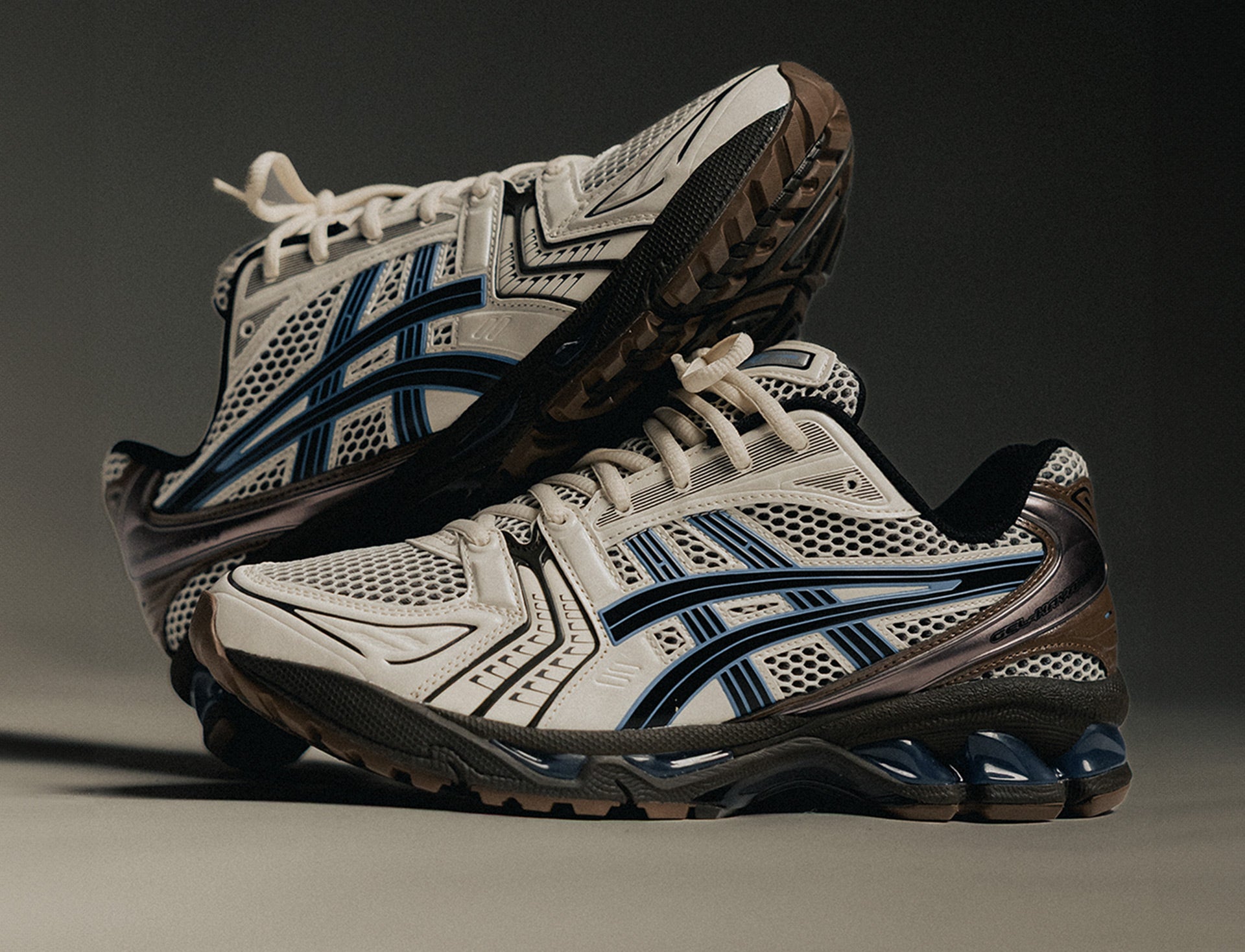 Asics Gel-Kayano 14 cream blue coast