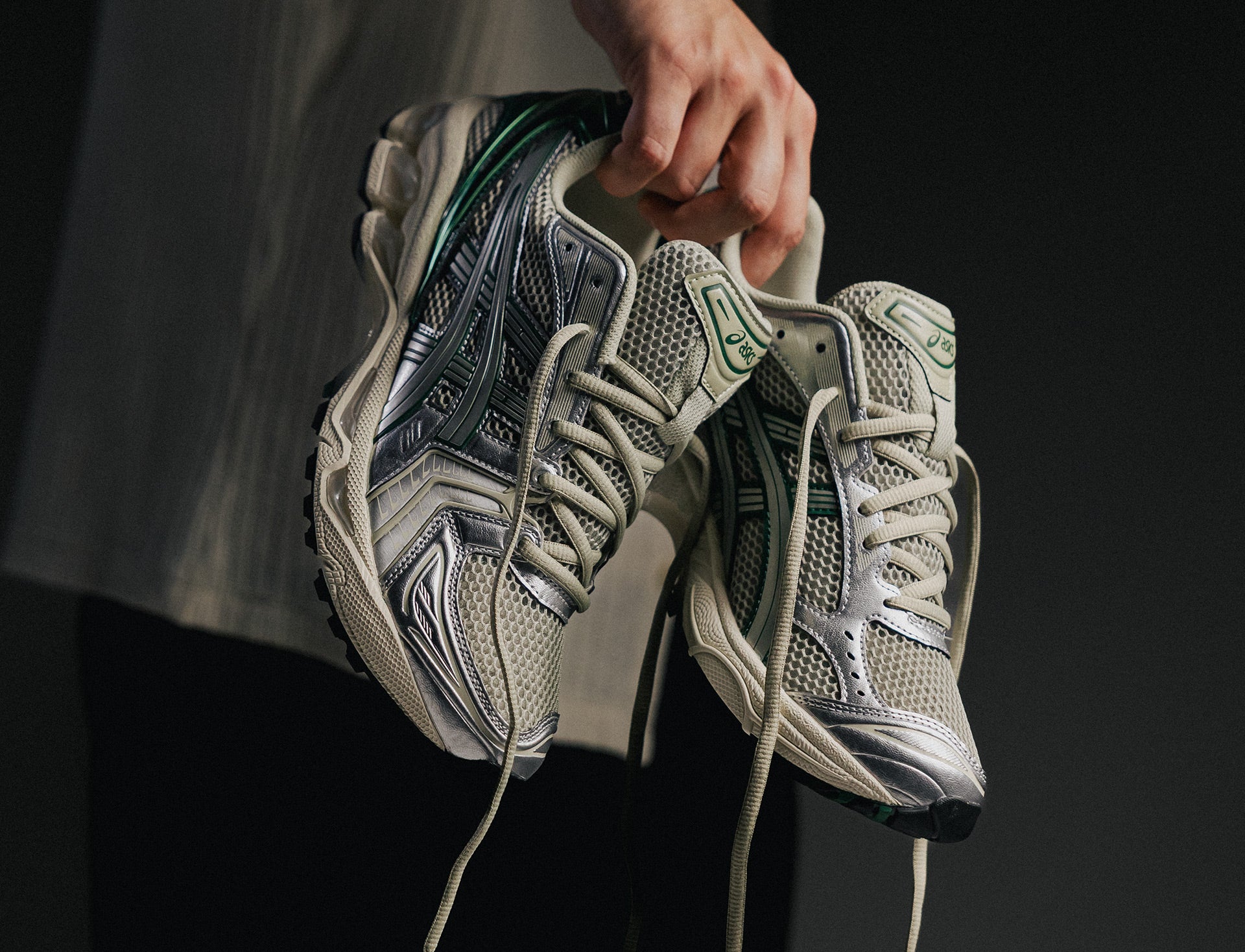 Asics Gel-Kayano 14 dried leaf green pure silver