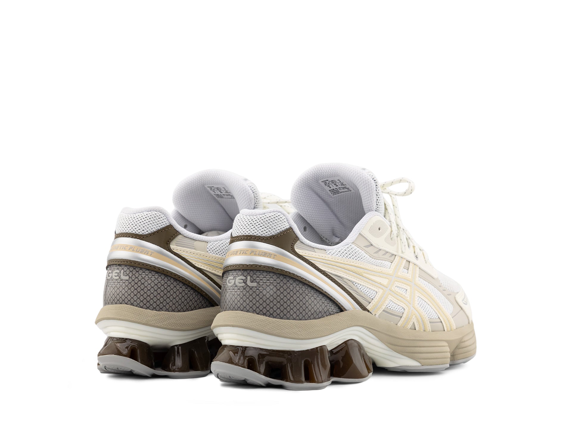 Asics Gel-Kinetic Fluent white marzipan