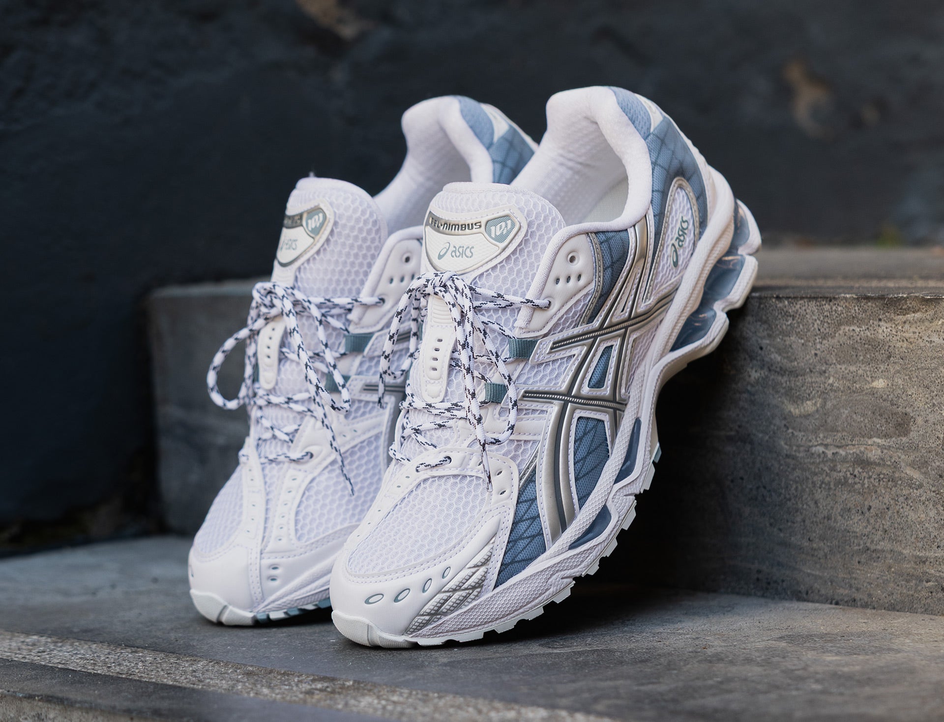 Asics Gel-Nimbus 10.1 white slate blue
