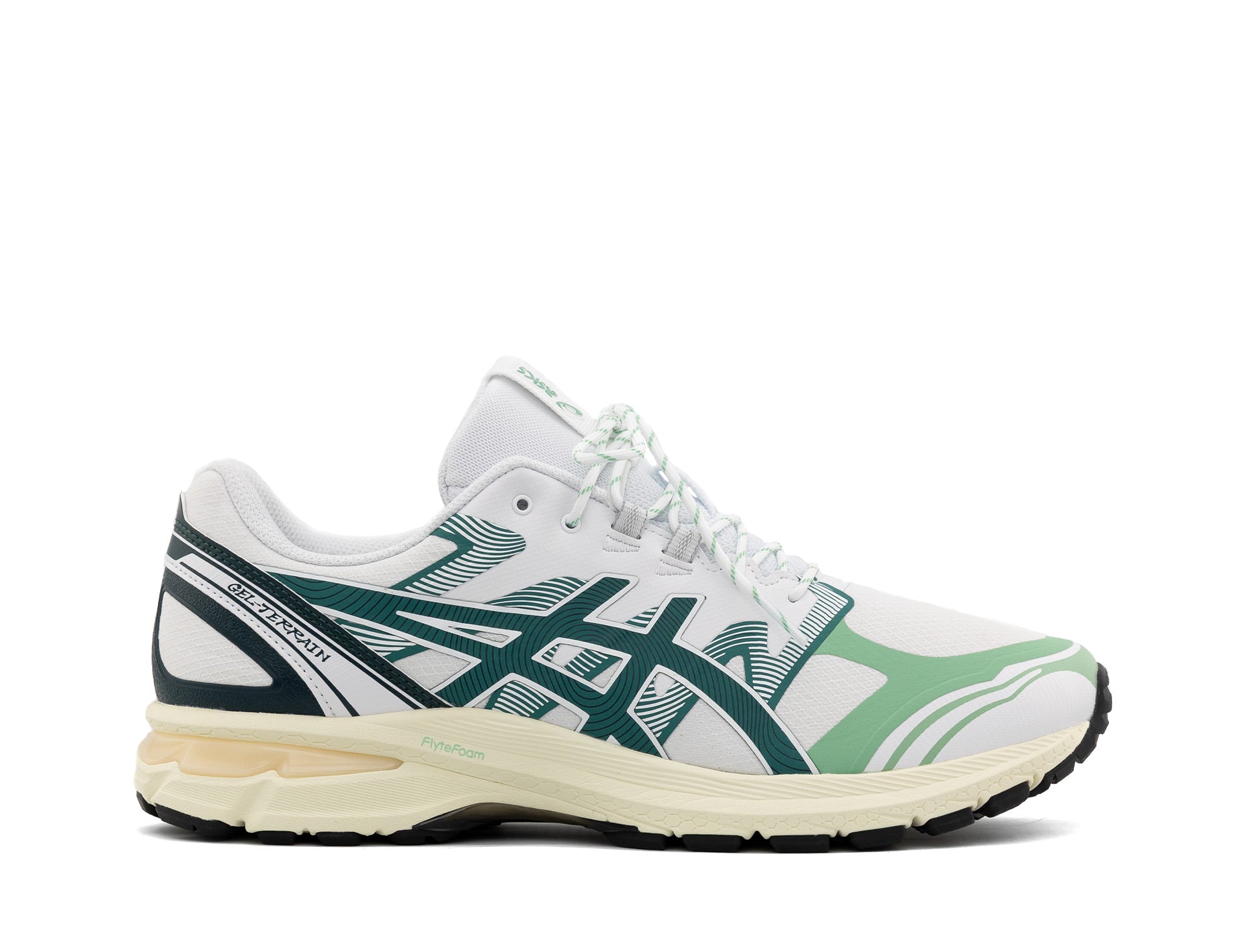 Asics Gel-Terrain white rainy lake