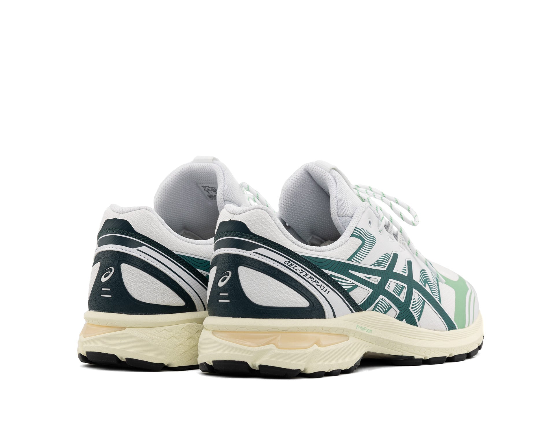 Asics Gel-Terrain white rainy lake