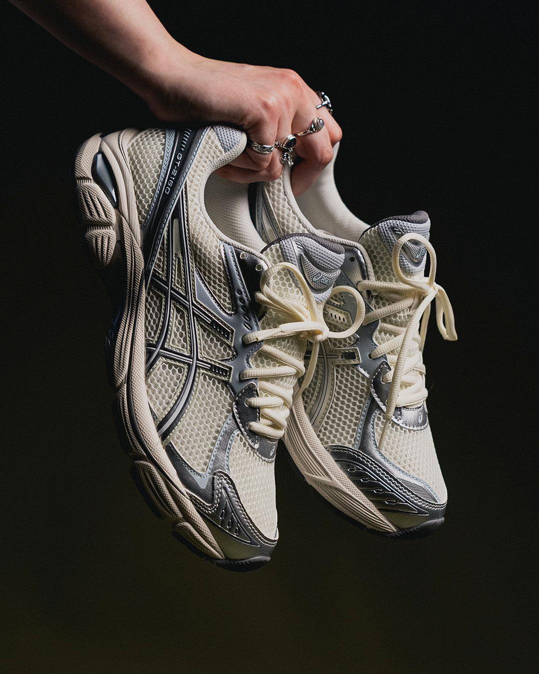 Asics GT-2160 cream pure silver