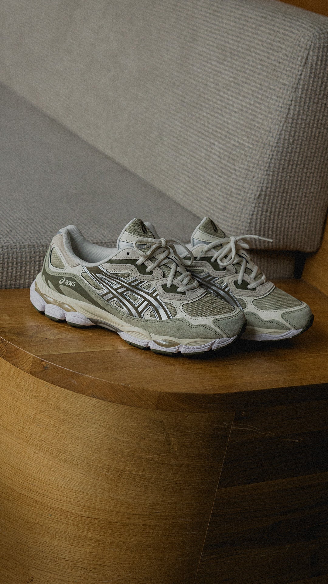 Asics Gel-NYC khaki pure silver