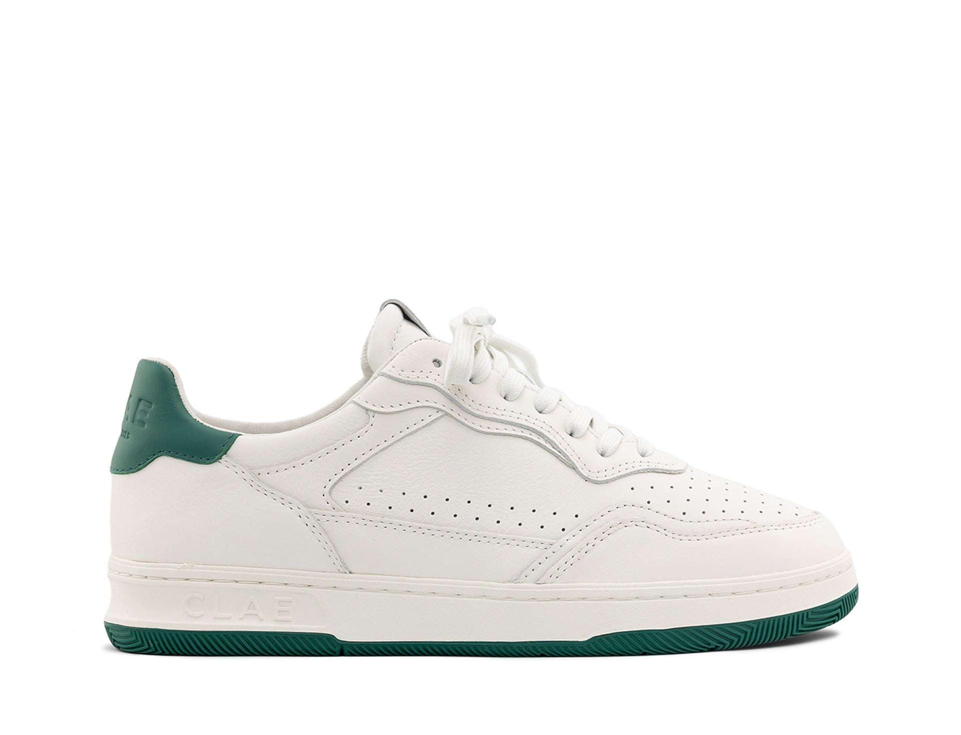 Clae Haywood white leather galapagos