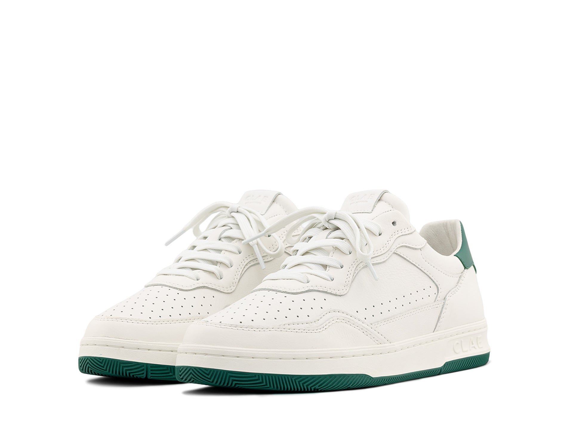 Clae Haywood white leather galapagos