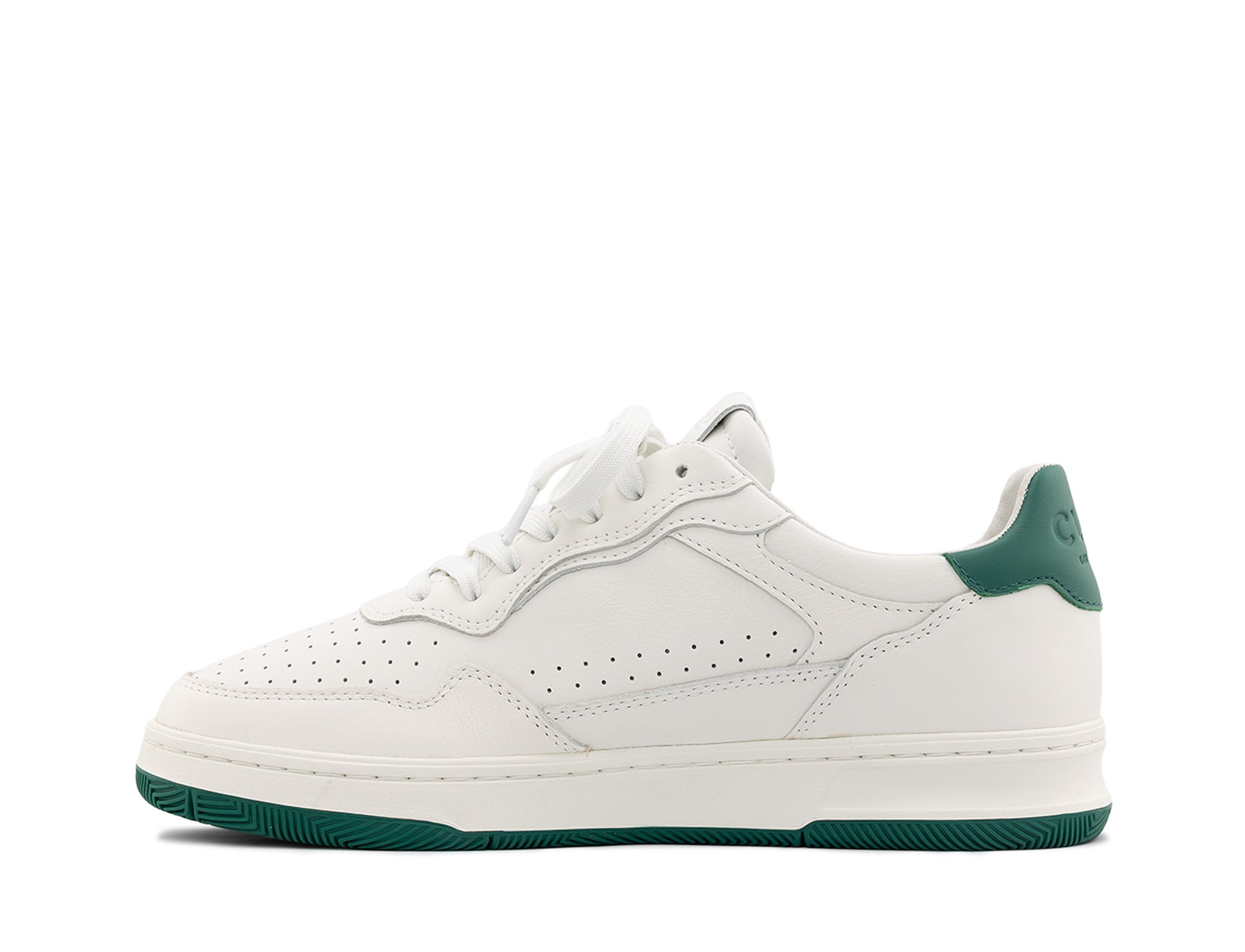 Clae Haywood white leather galapagos