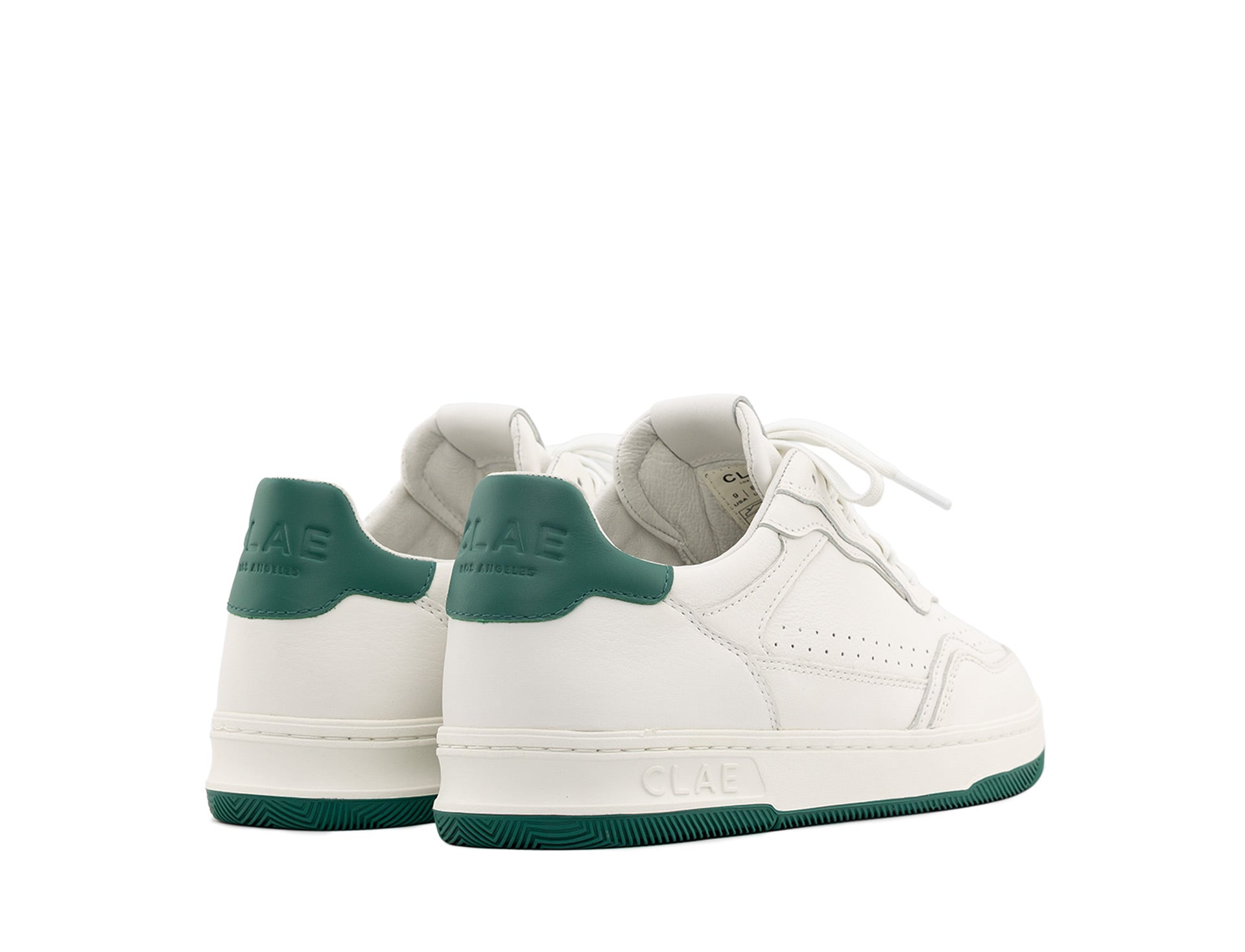 Clae Haywood white leather galapagos