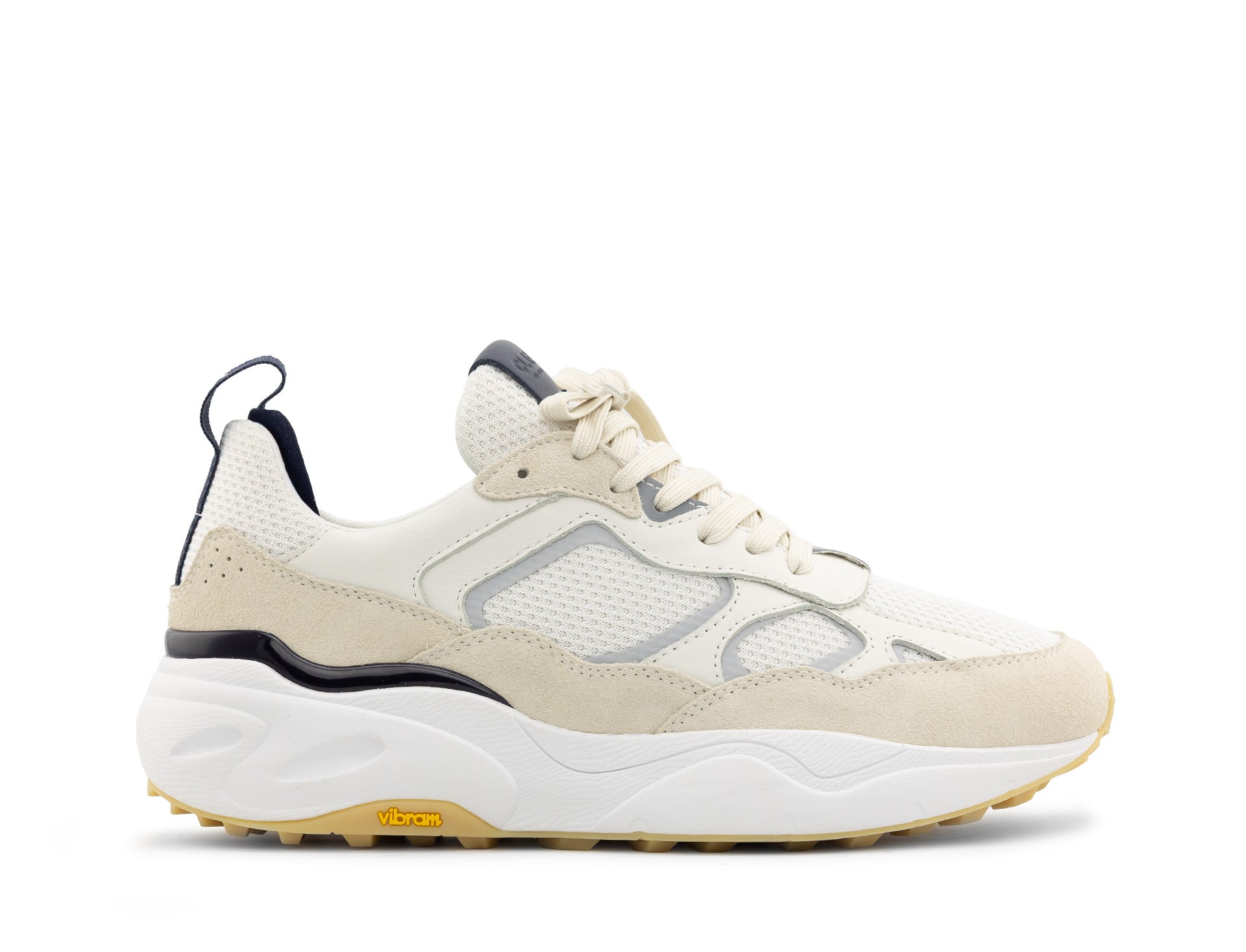 Clae Salazar white offwhite navy