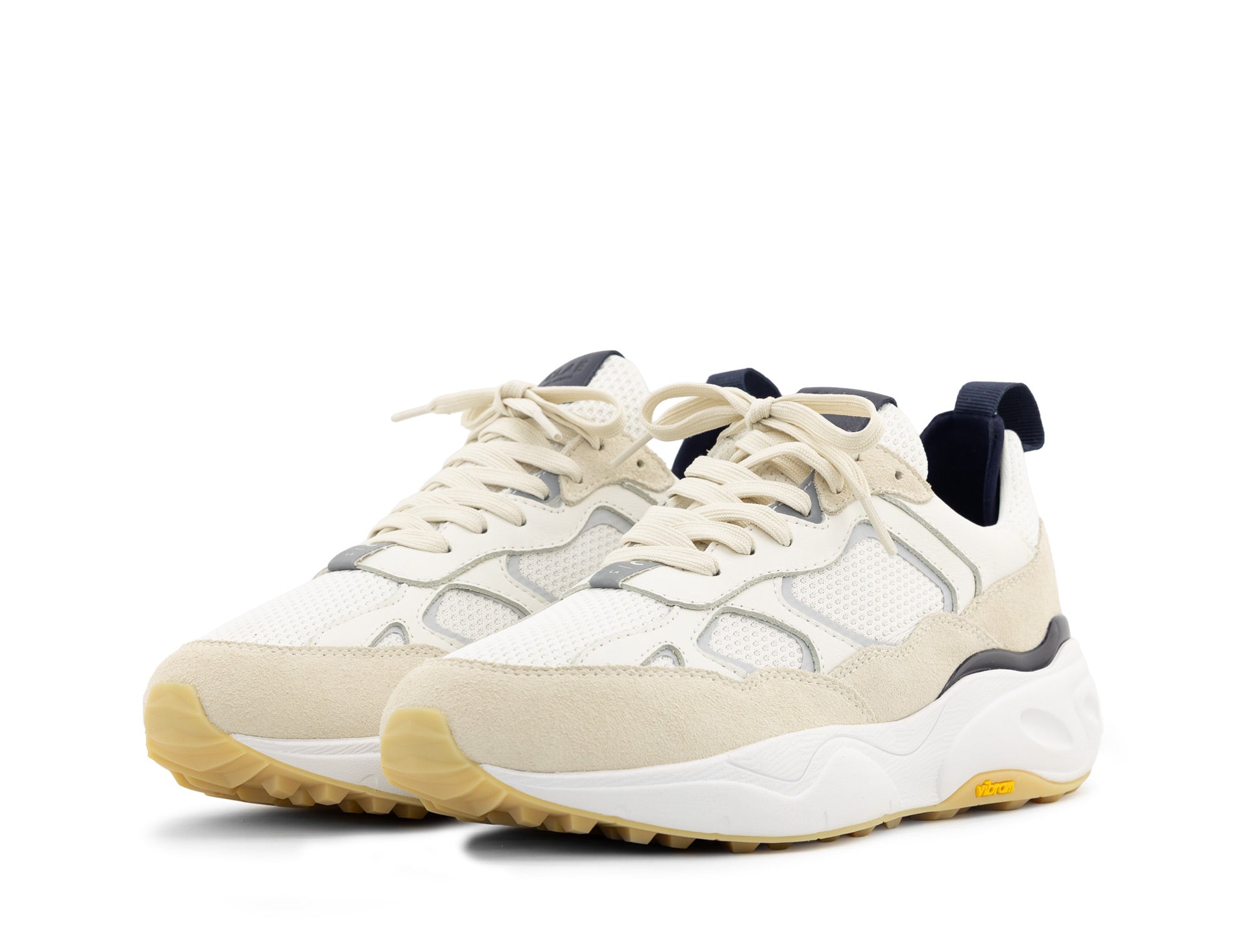 Clae Salazar white offwhite navy