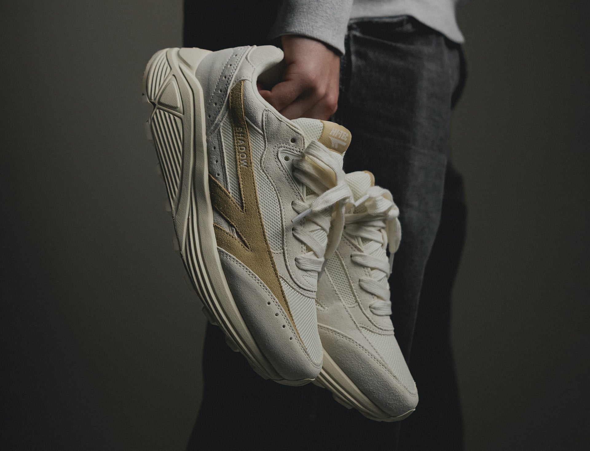 Hi-Tec HTS New Harpoon Shadow gardenia almond buff