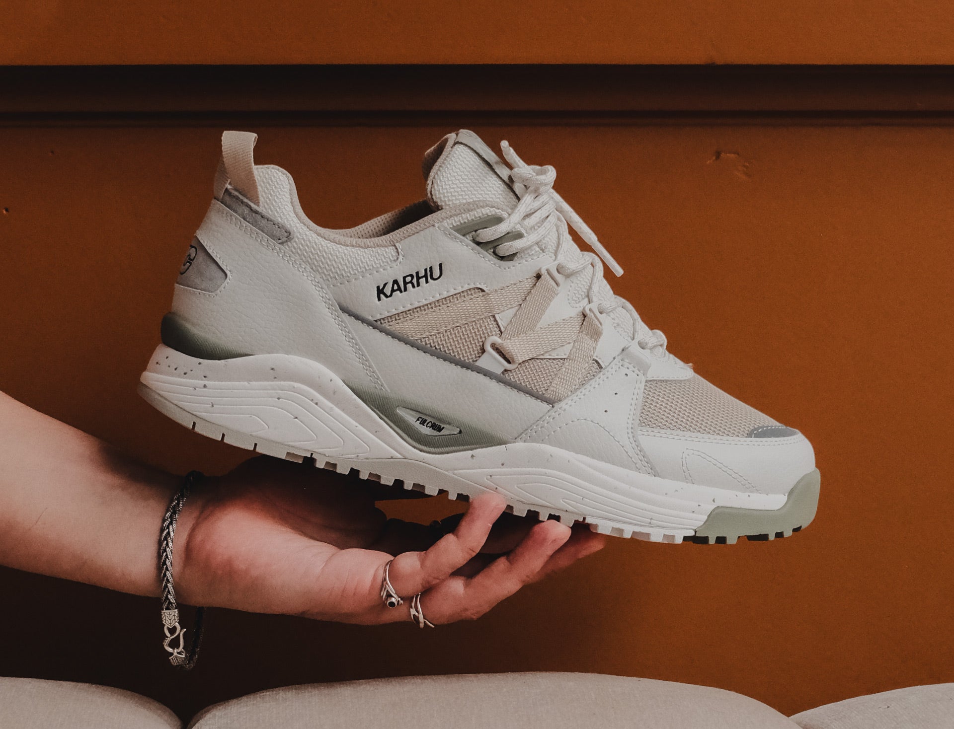 Karhu Fusion XC blanc de blanc silver lining