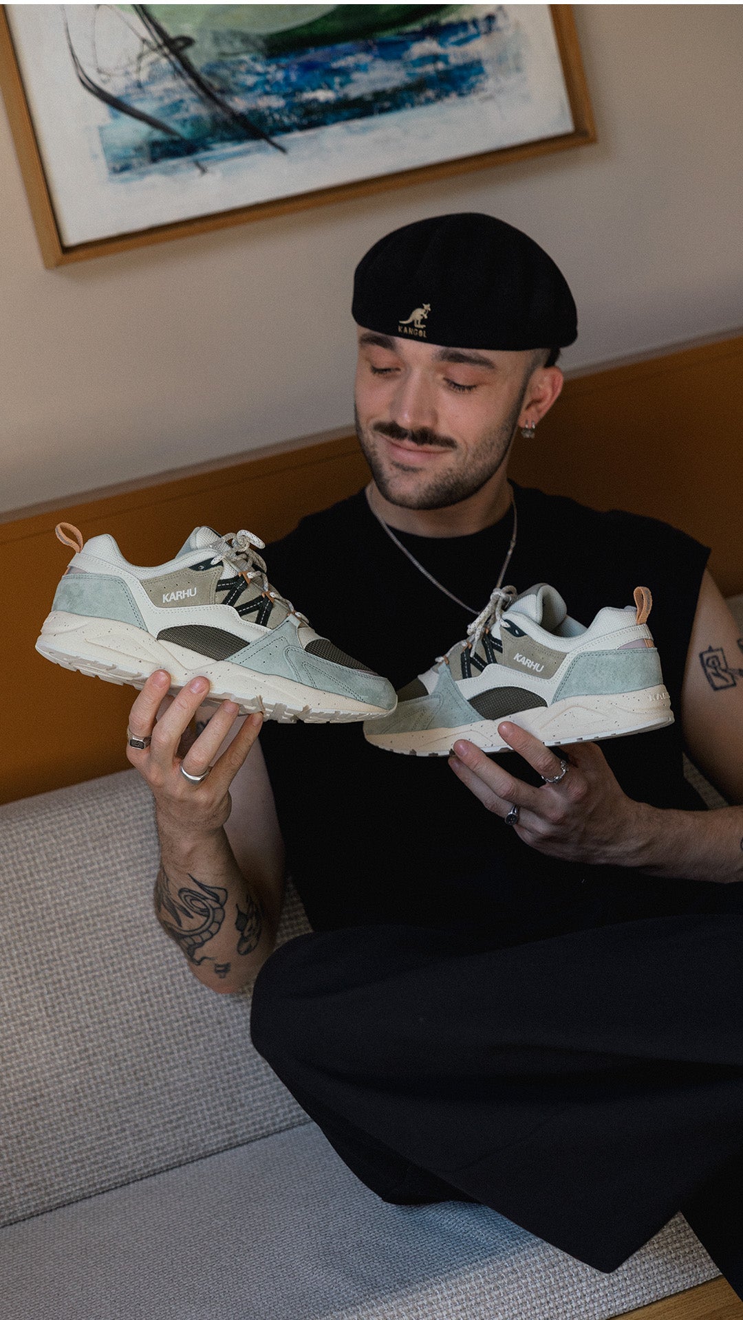 Karhu Fusion 2.0 sea foam pineneedle