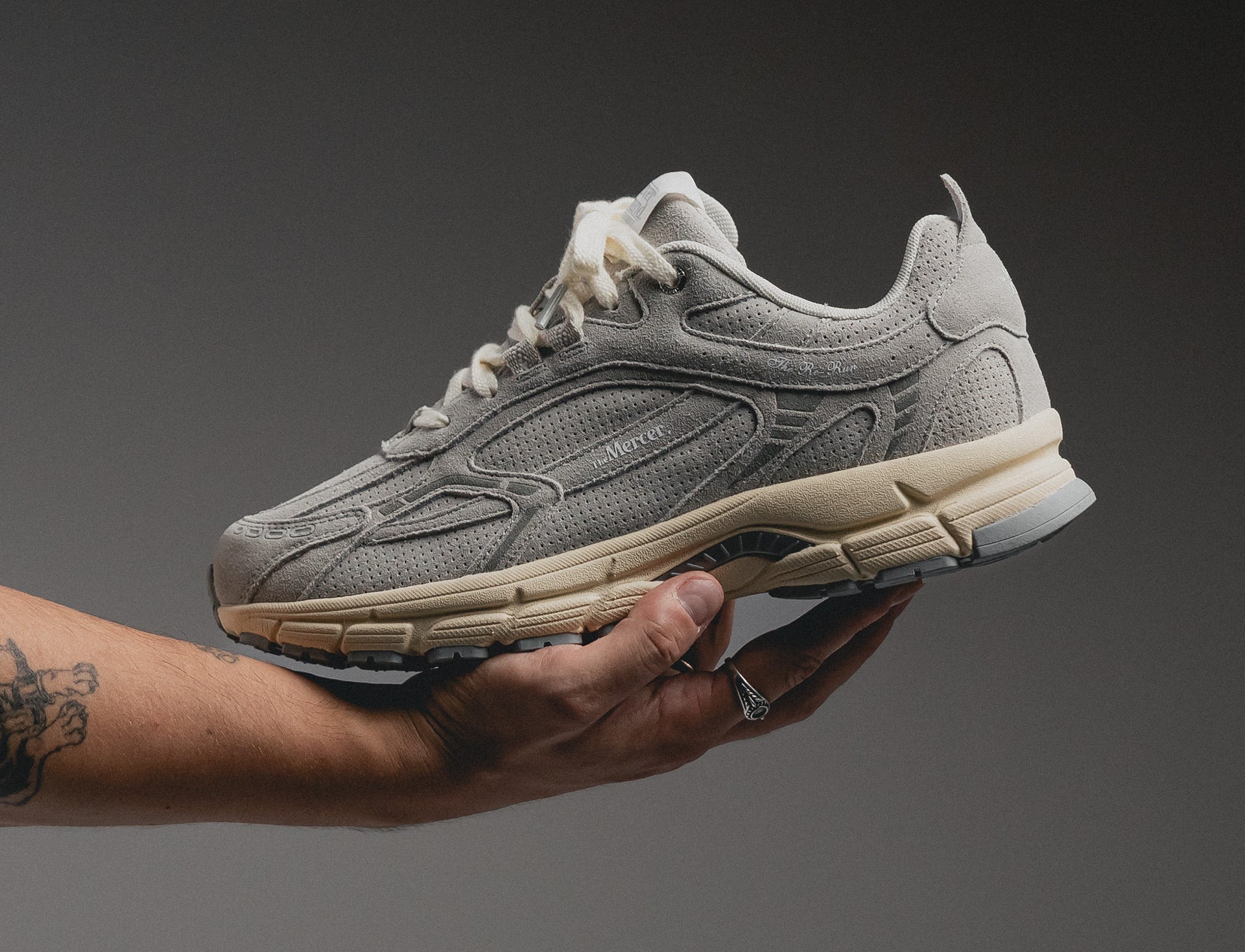 Mercer The Re-Run Perforated light grey