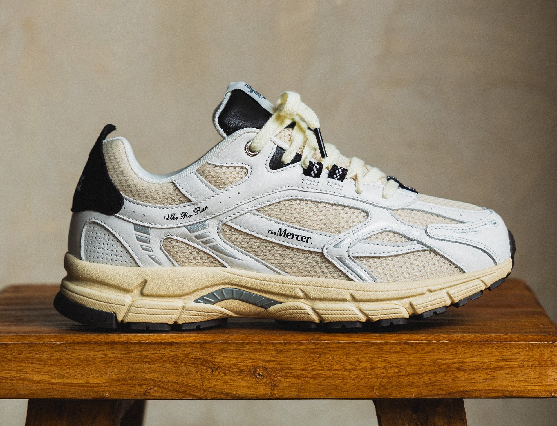 Mercer The Re-Run Vintage Nappa white brown