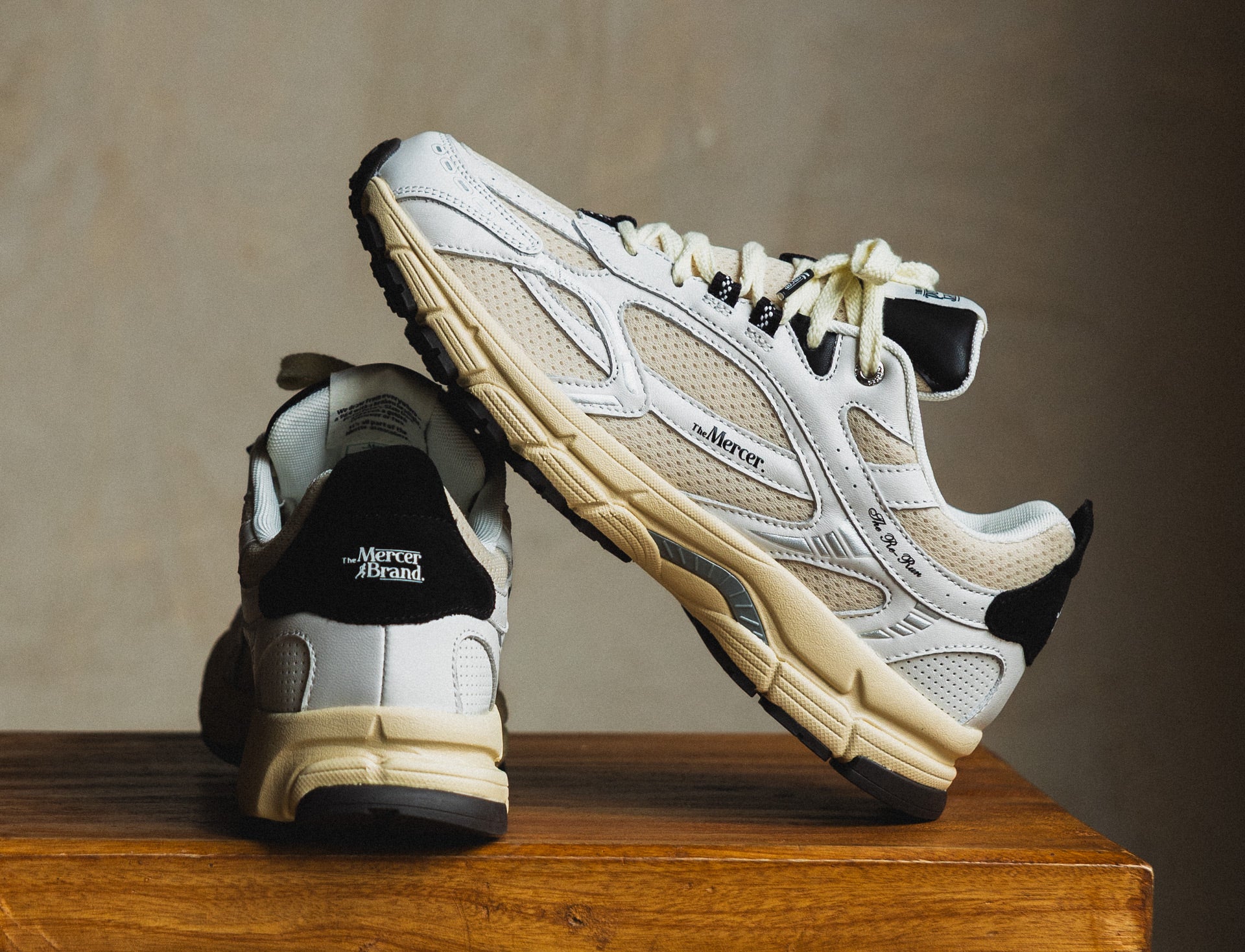 Mercer The Re-Run Vintage Nappa white brown