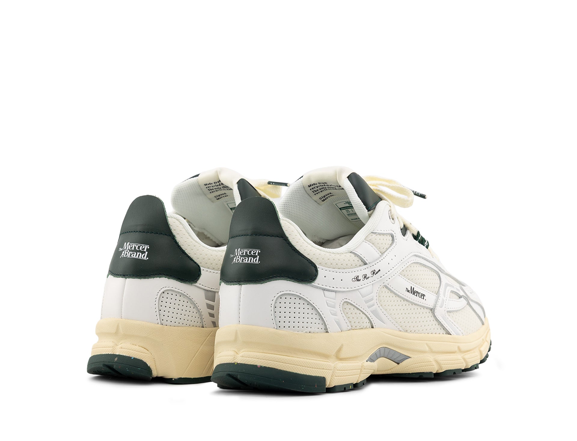 Mercer The Re-Run Vintage white green