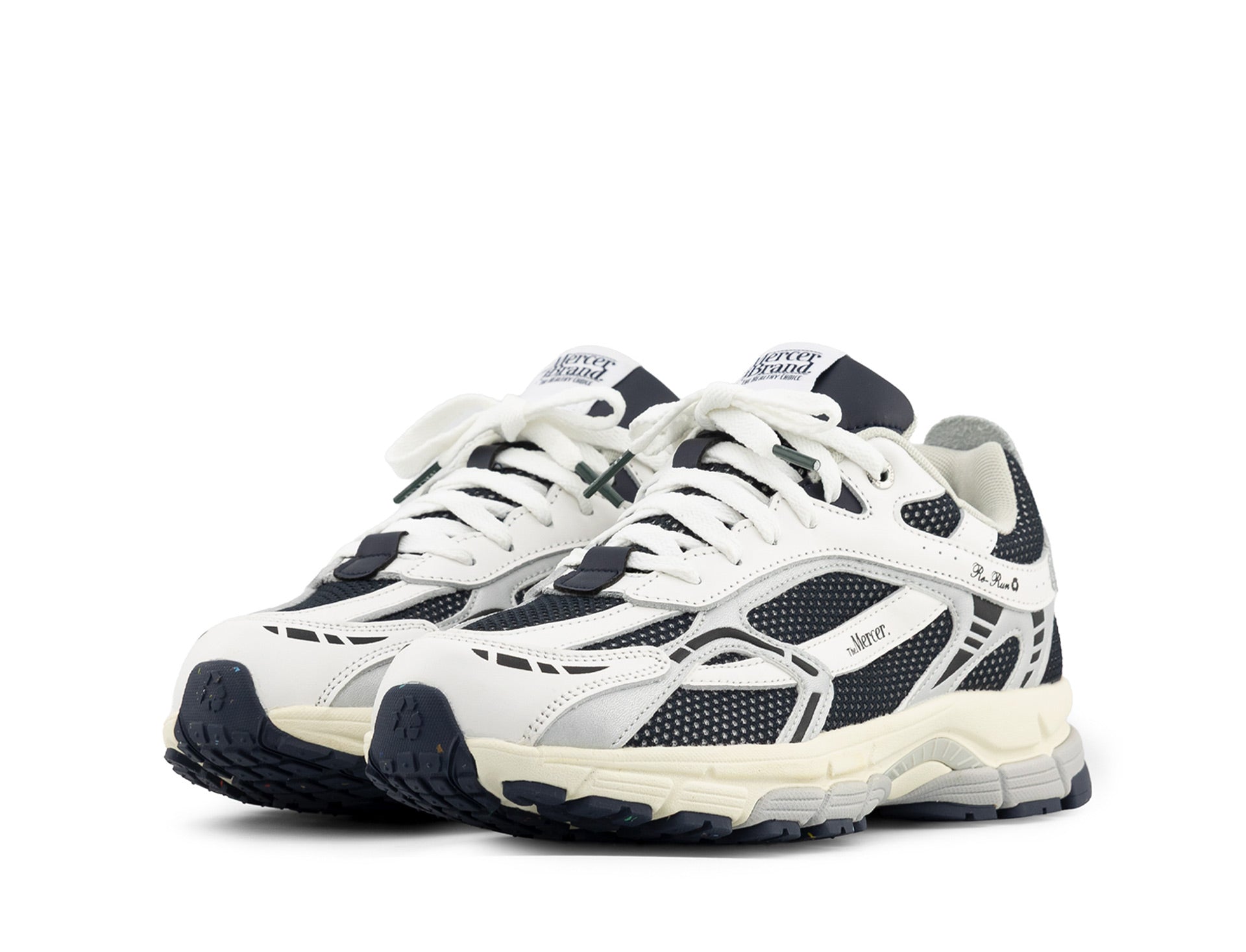 Mercer The Re-Run White Silver navy