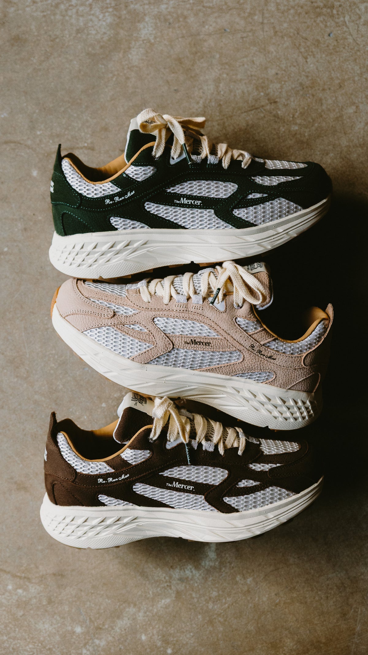 Mercer The Re-Run Max Nubuck off white