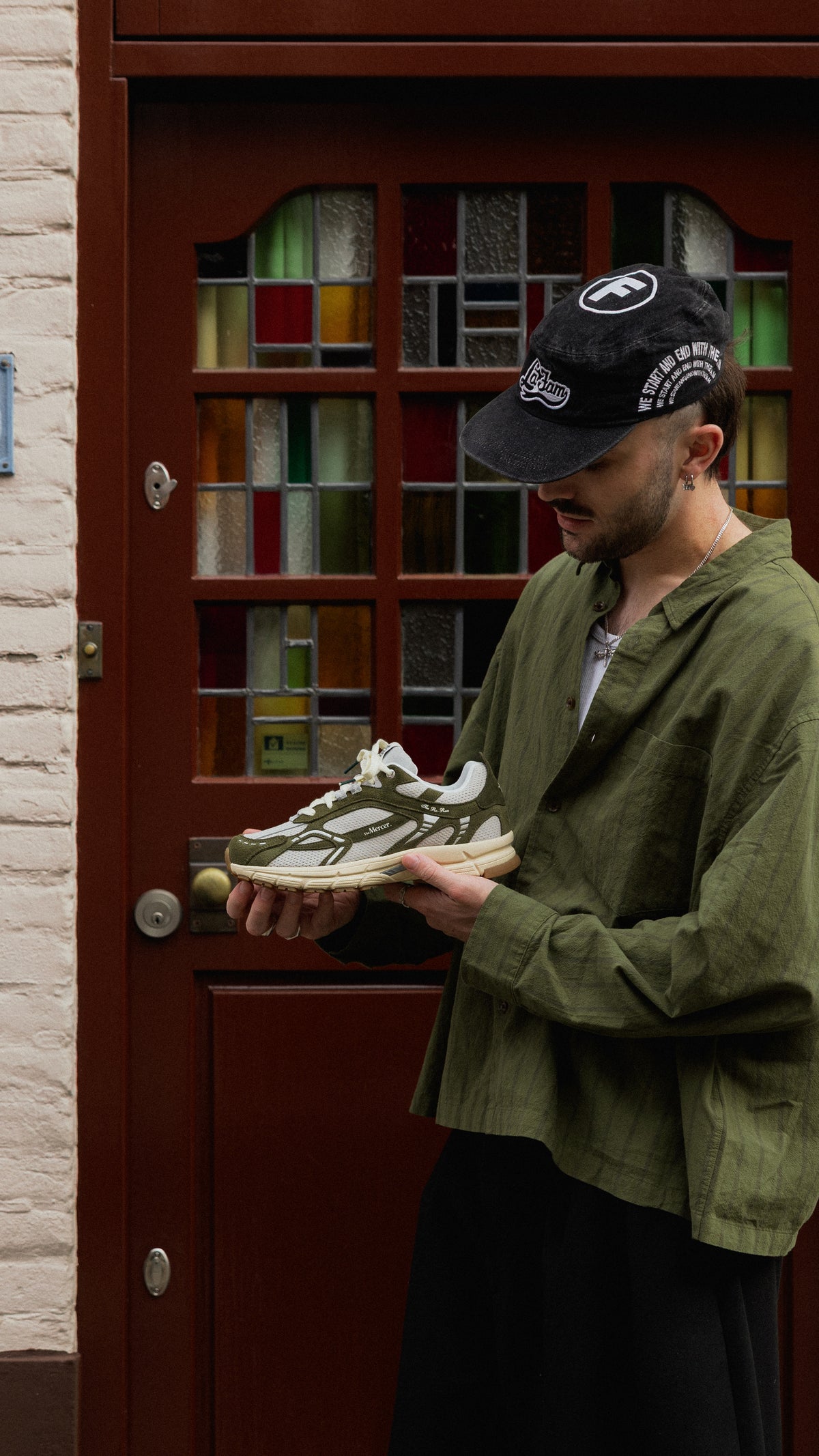 Mercer The Re-Run Vintage army green