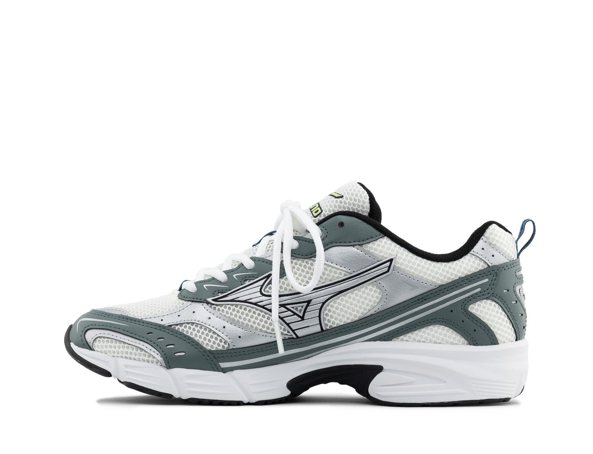 Mizuno MXR snow white silver balsam green