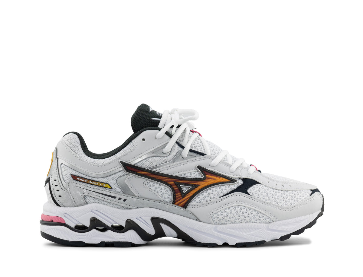 Mizuno Wave MG4 LS white artisan's gold galaxy silver