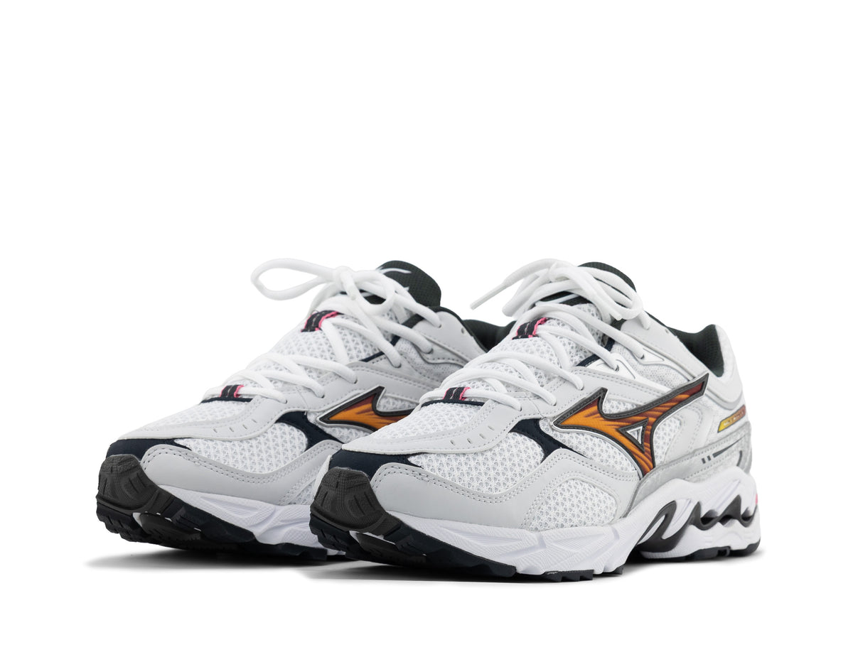 Mizuno Wave MG4 LS white artisan's gold galaxy silver