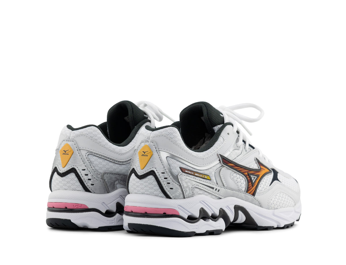 Mizuno Wave MG4 LS white artisan's gold galaxy silver