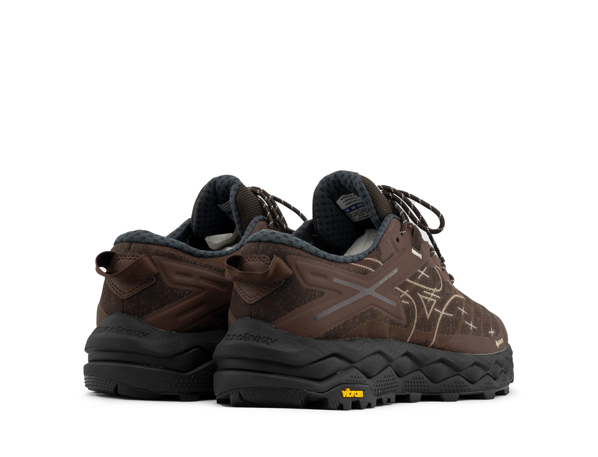 Mizuno Wave Mujin LS GTX mole chicory coffee tortoise shell