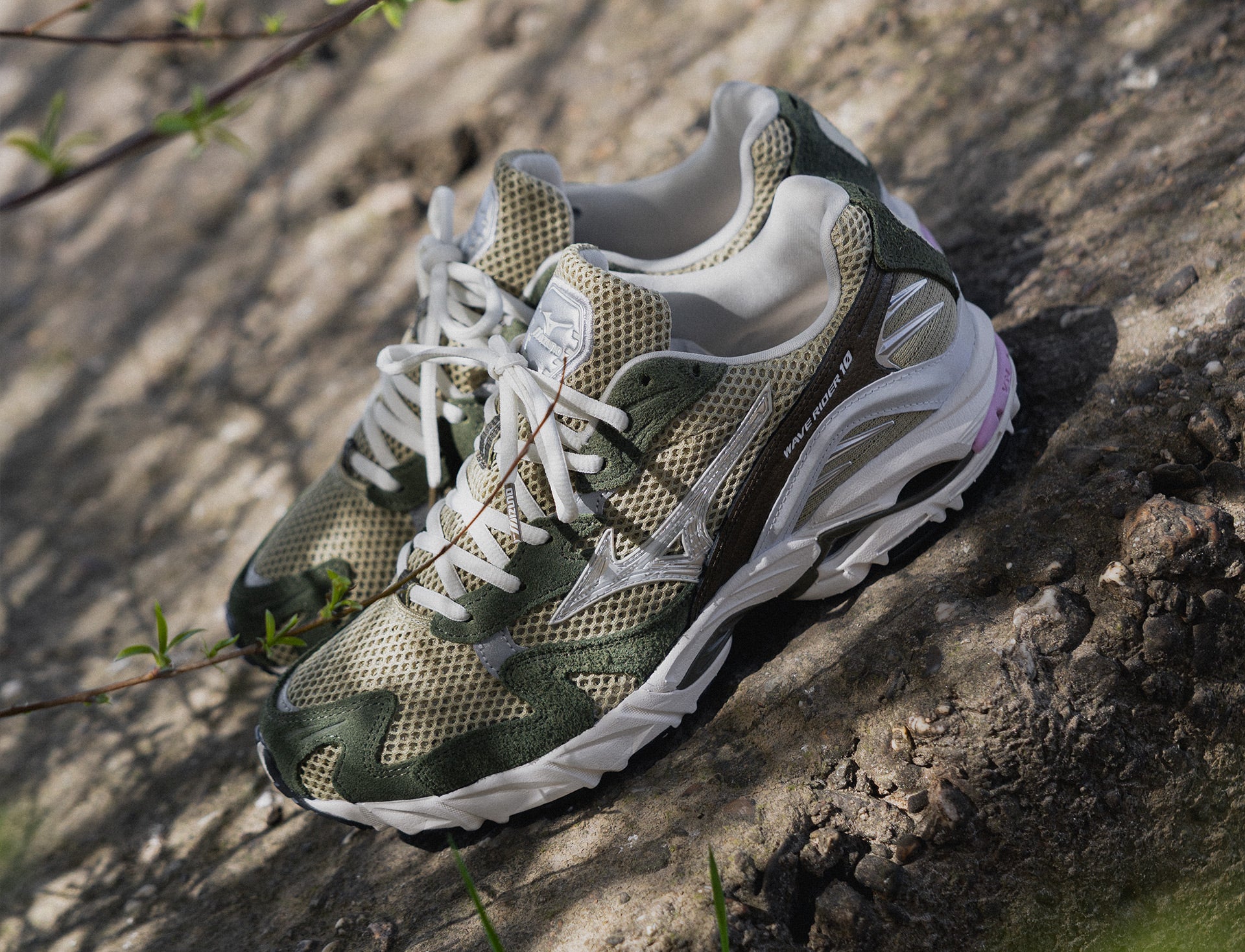 Mizuno Wave Rider 10 elm dawn blue stone gray