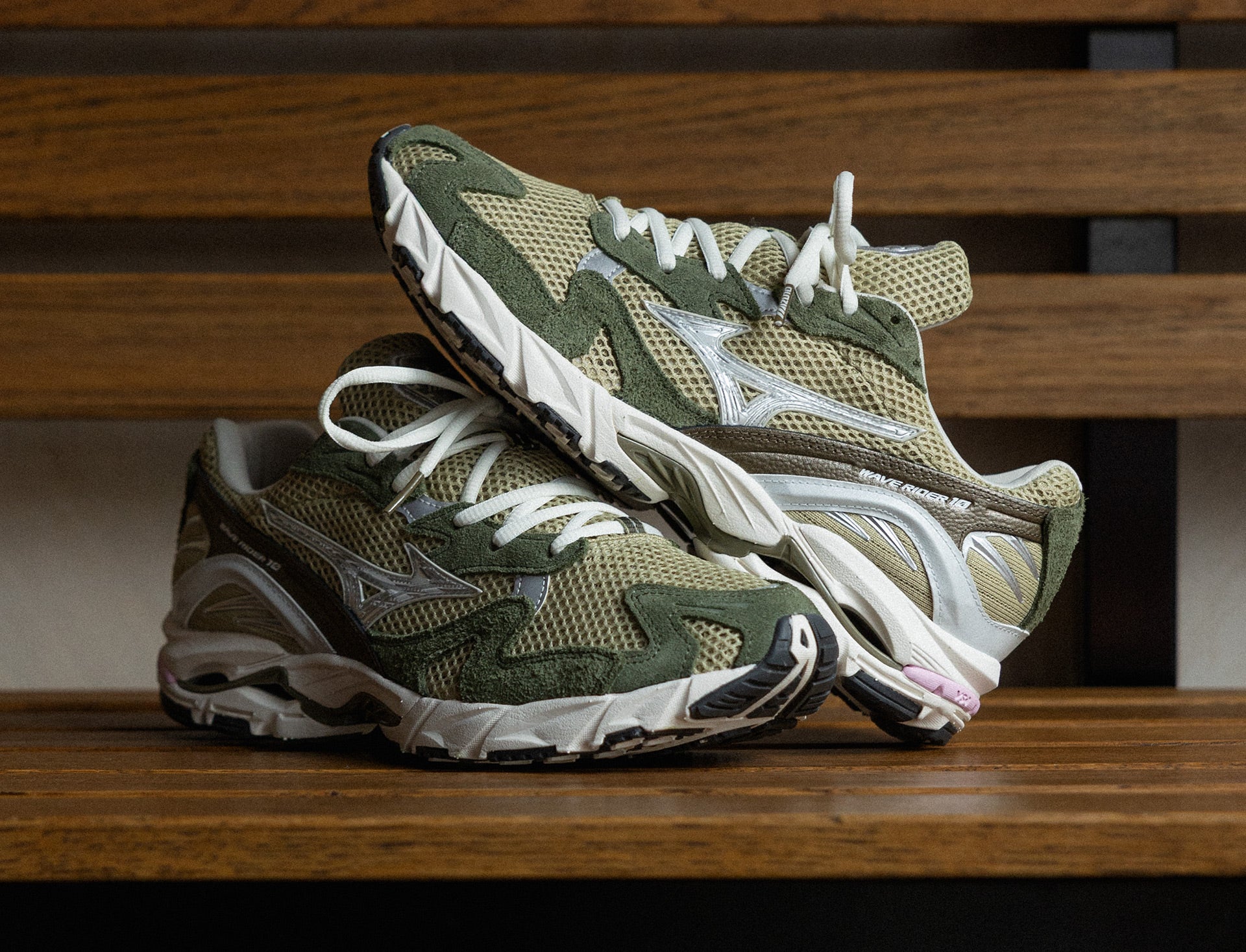 Mizuno Wave Rider 10 elm dawn blue stone gray
