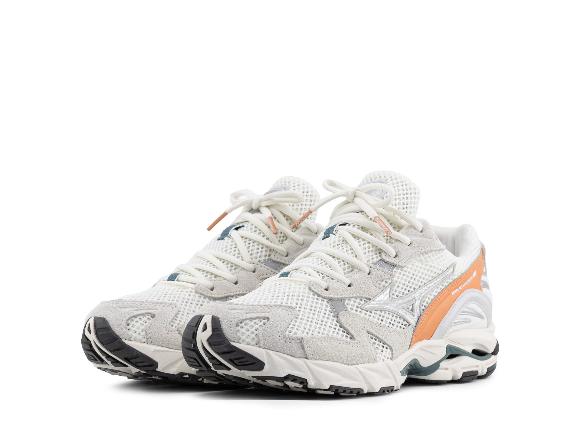 Mizuno Wave Rider 10 snow white dawn blue sun baked