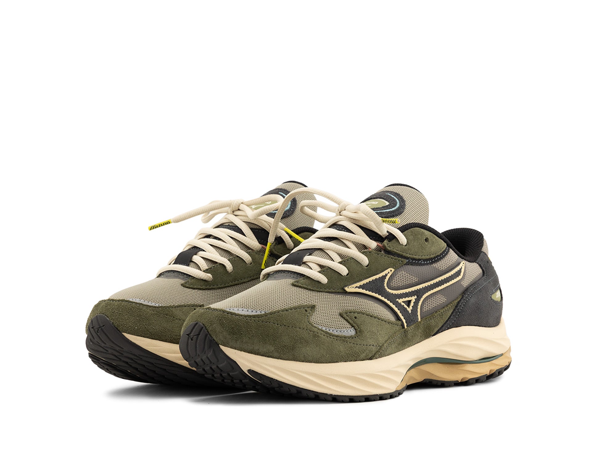 Mizuno Wave Rider B blue granite salute odyssey gray