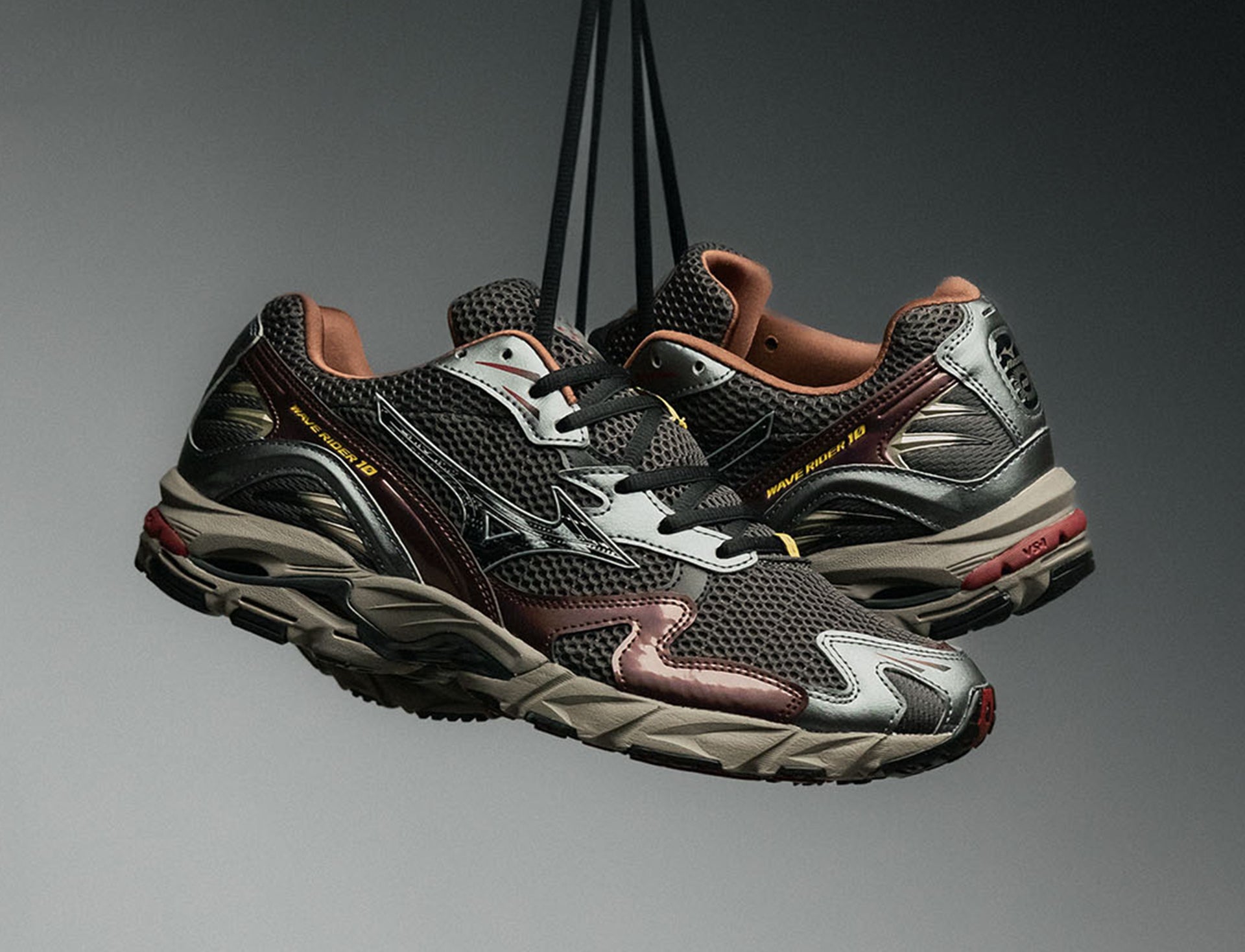 Mizuno Wave Rider 10 Sport odyssey gray salute metallic gray