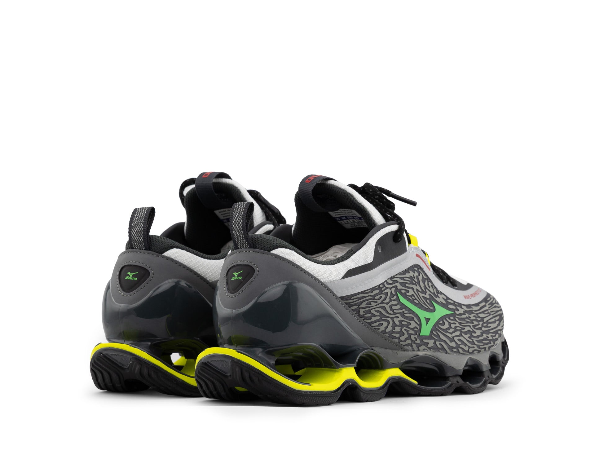 Mizuno Wave prophecy 13.2 quiet shade vibrant green white