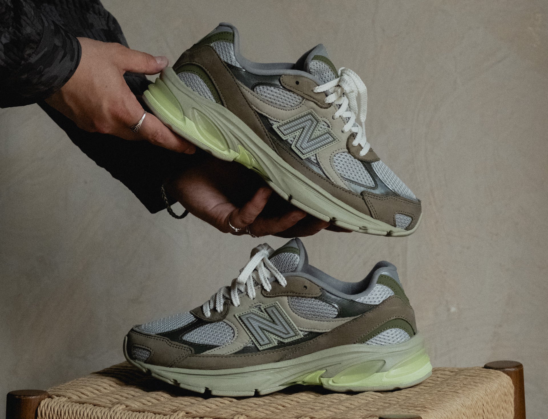 New Balance 2010 covert green dry lime lone star grey