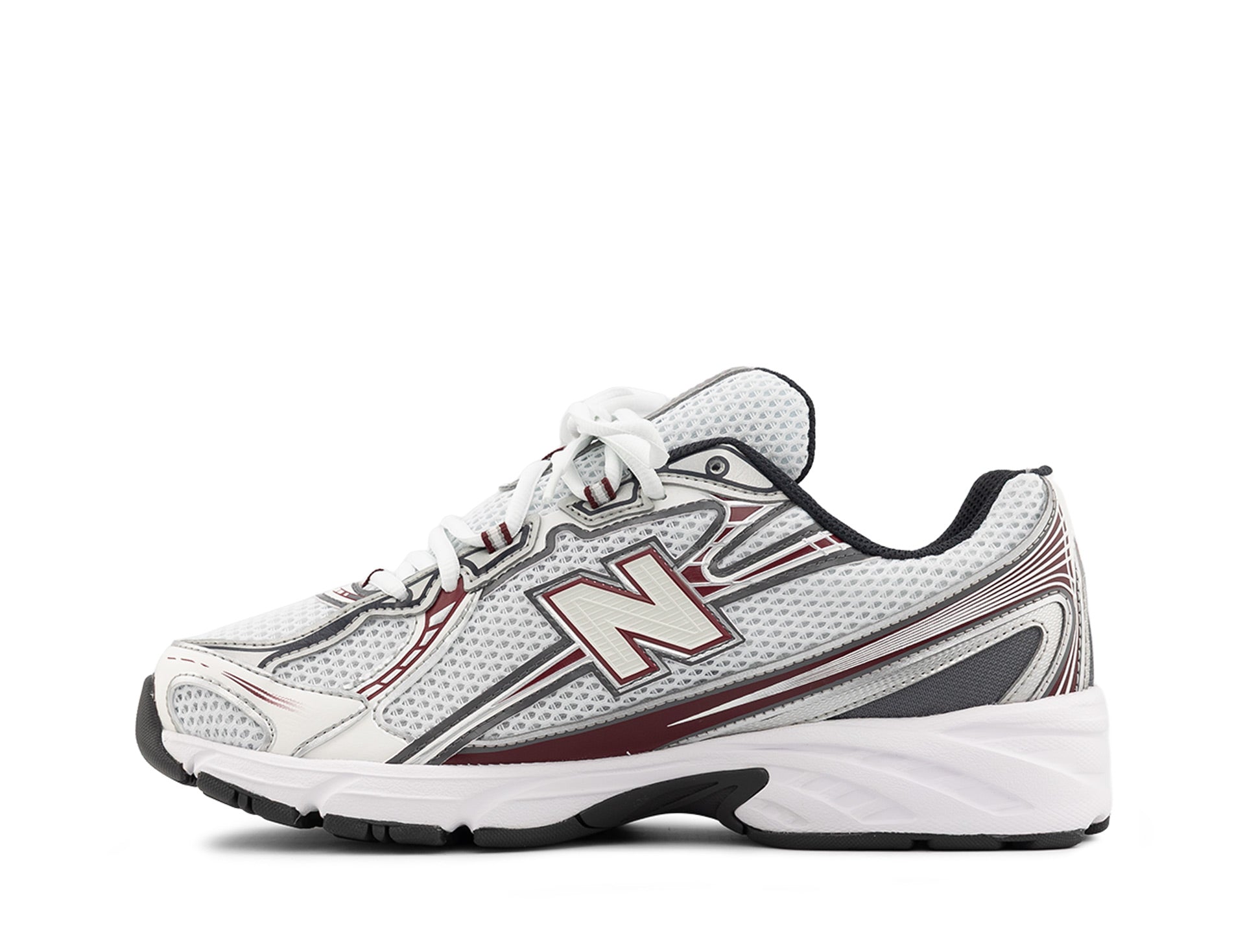 New Balance 740 mercury red white castlerock