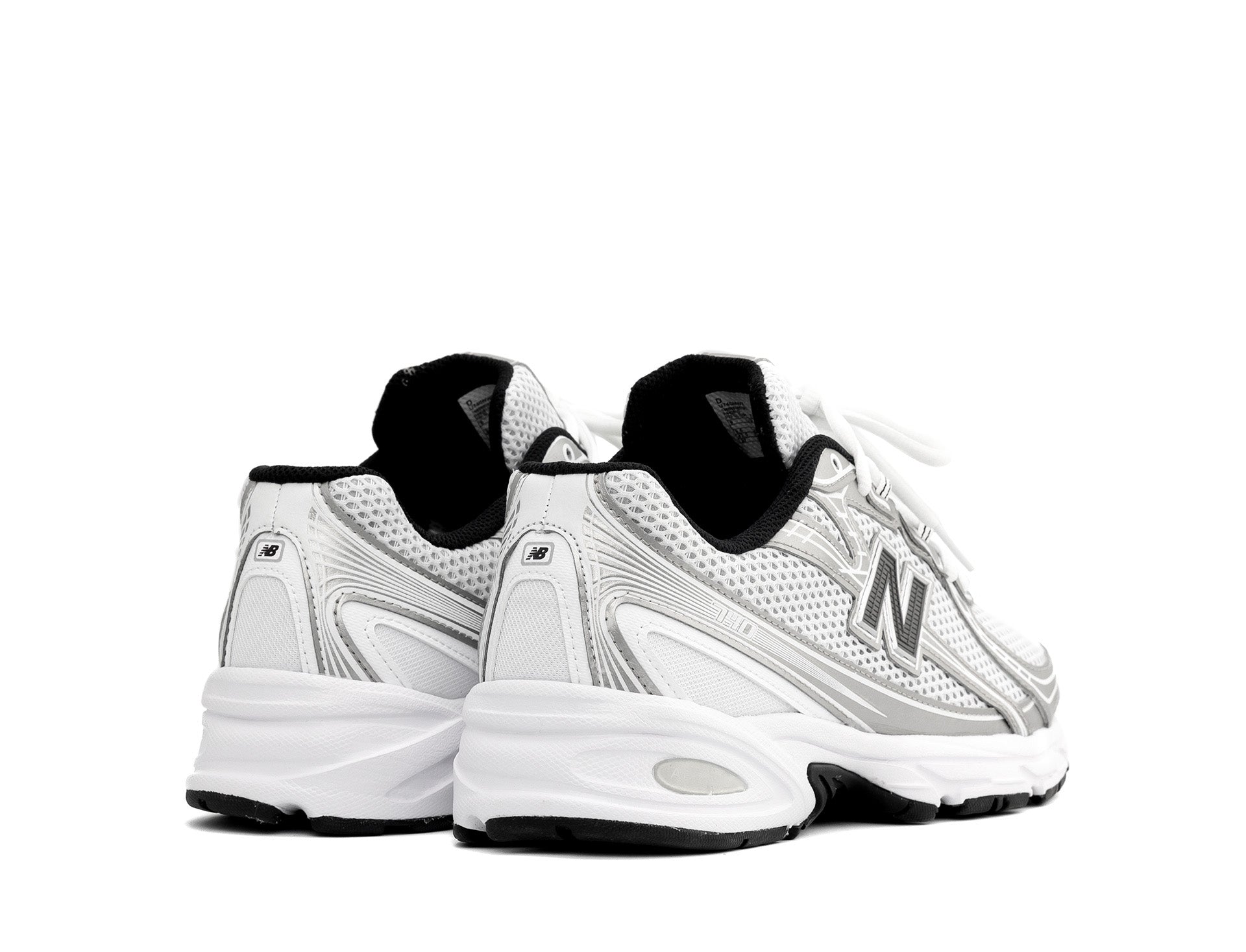 New Balance 740 white silver metallic black