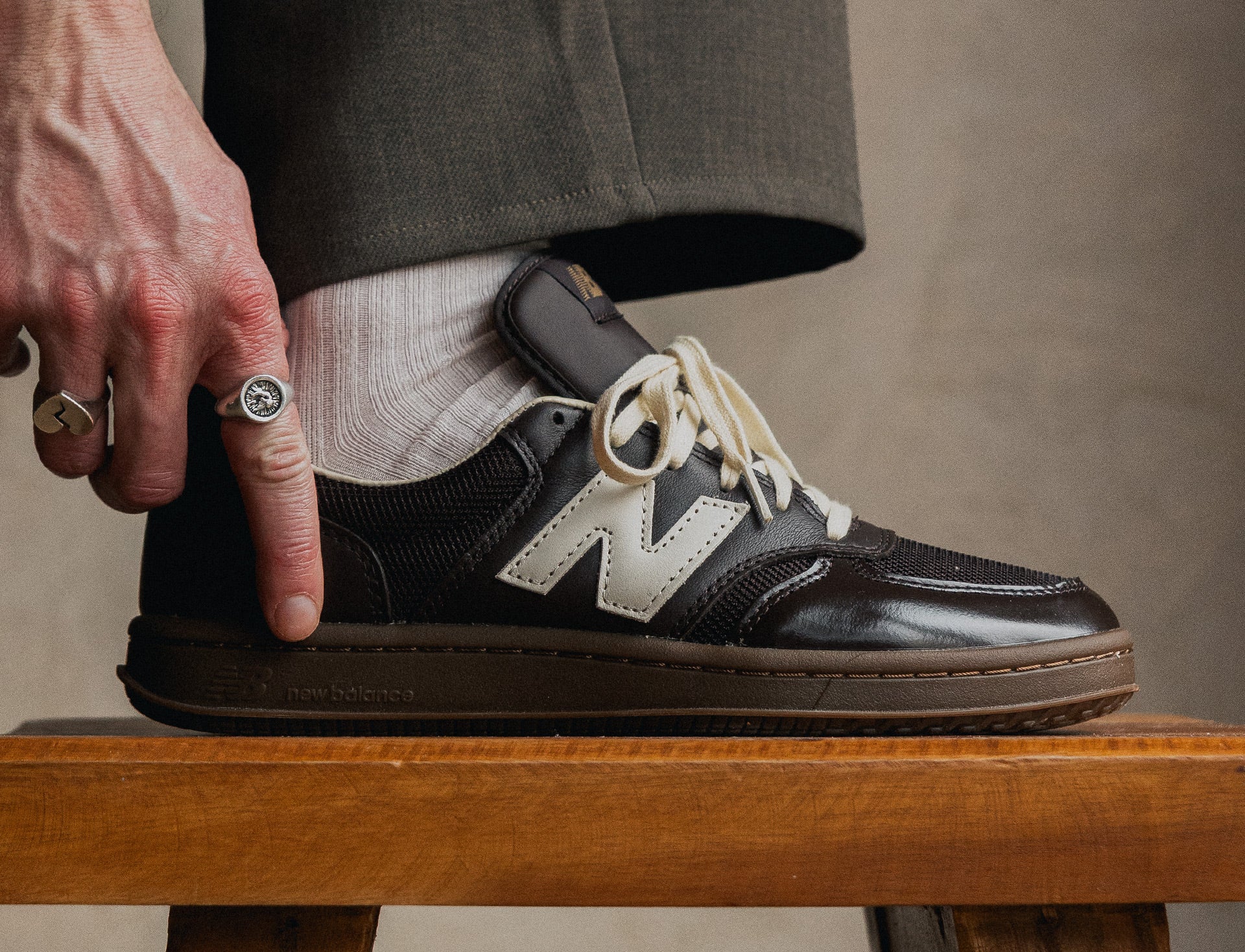 New Balance T500 black coffee sea salt