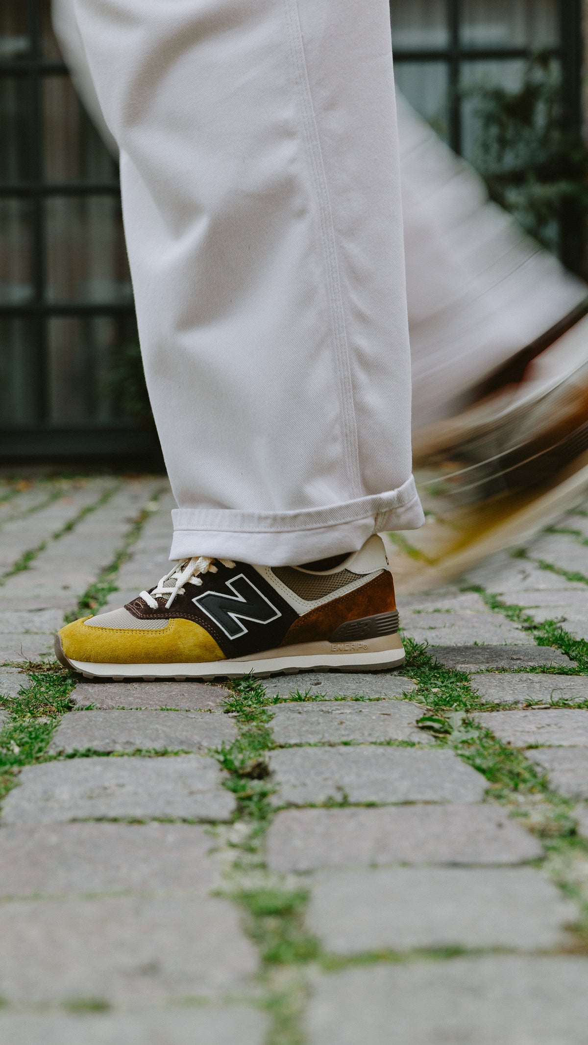 New Balance 574 black coffee