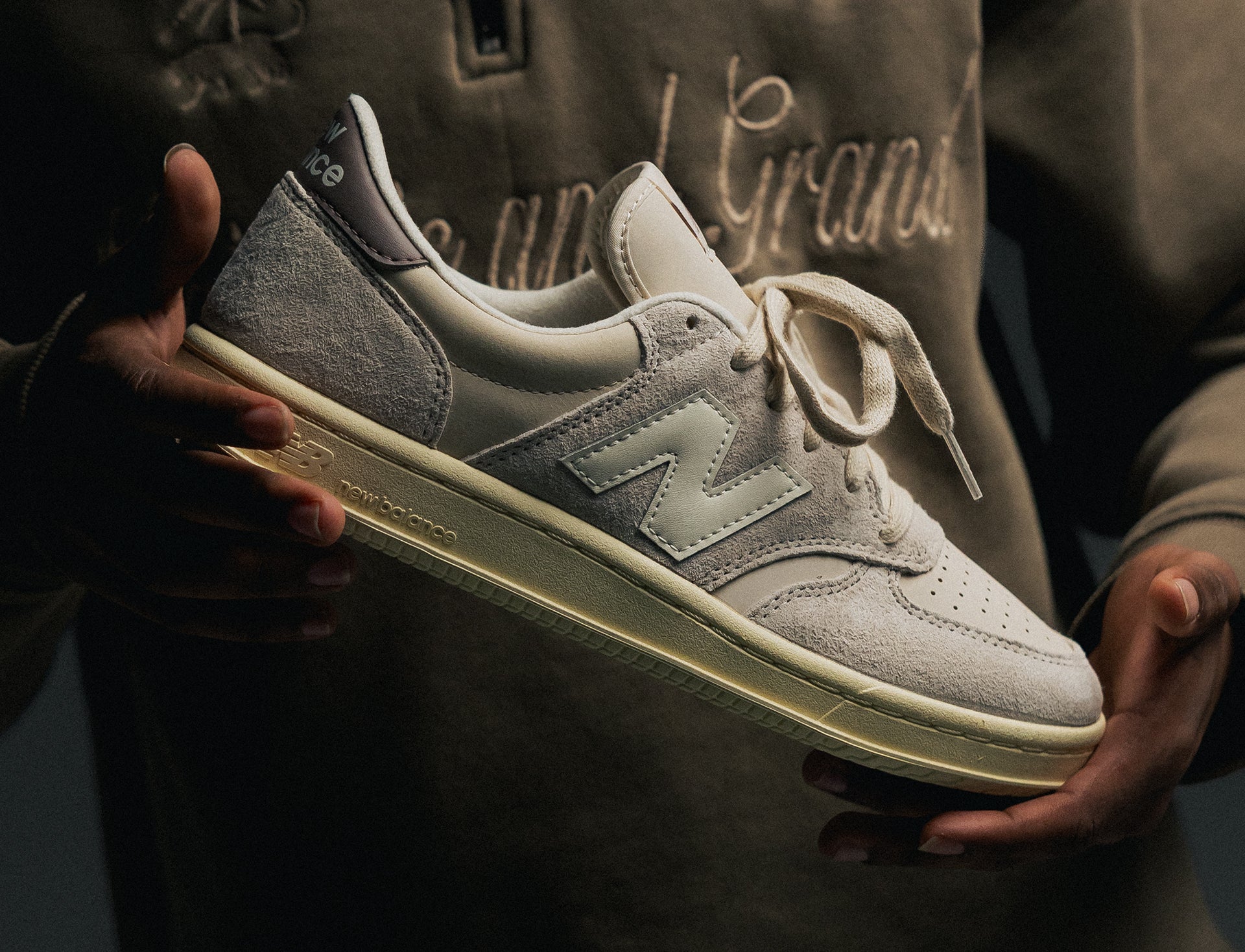 New Balance T500 bisque linen