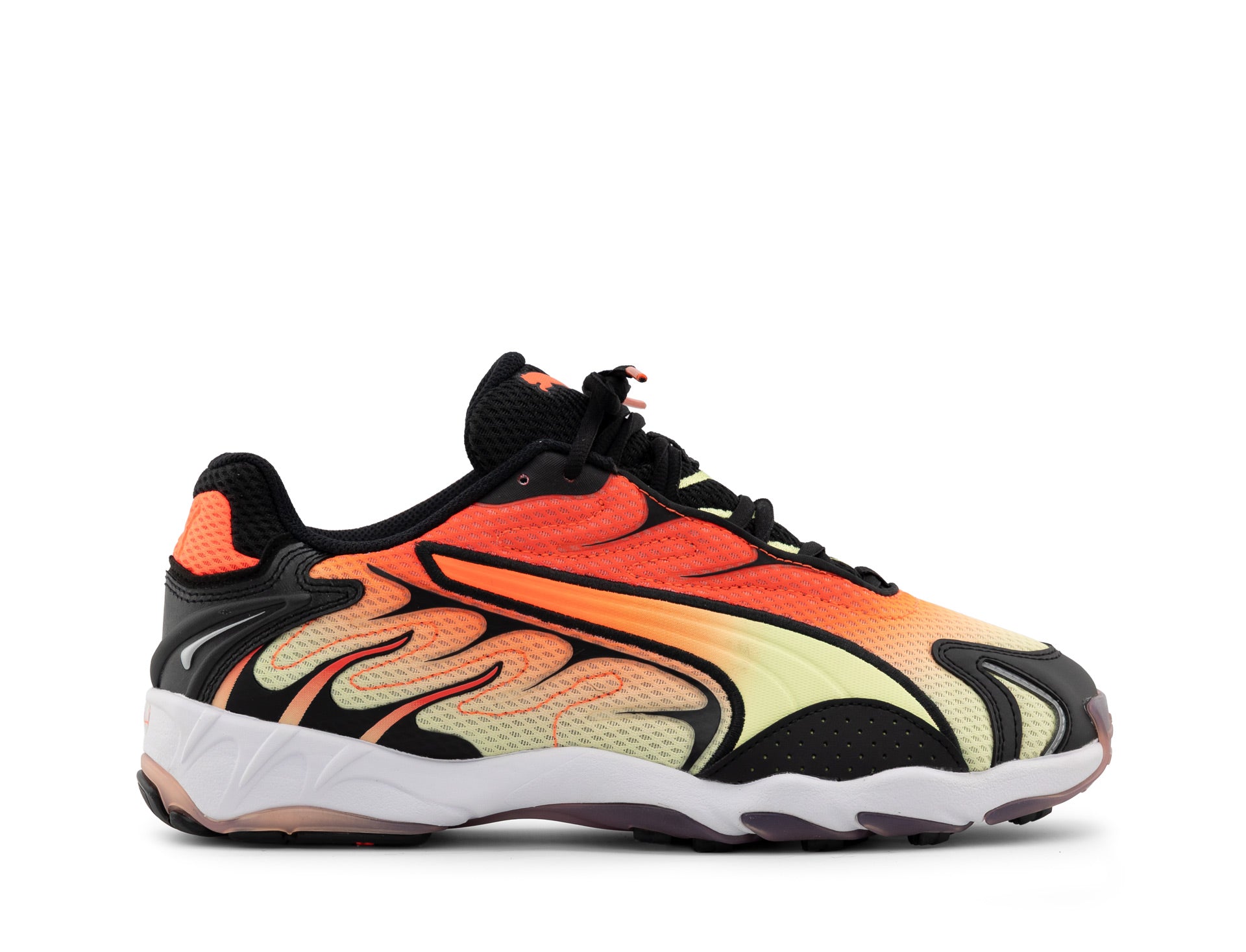 Puma Inhale glowing red black
