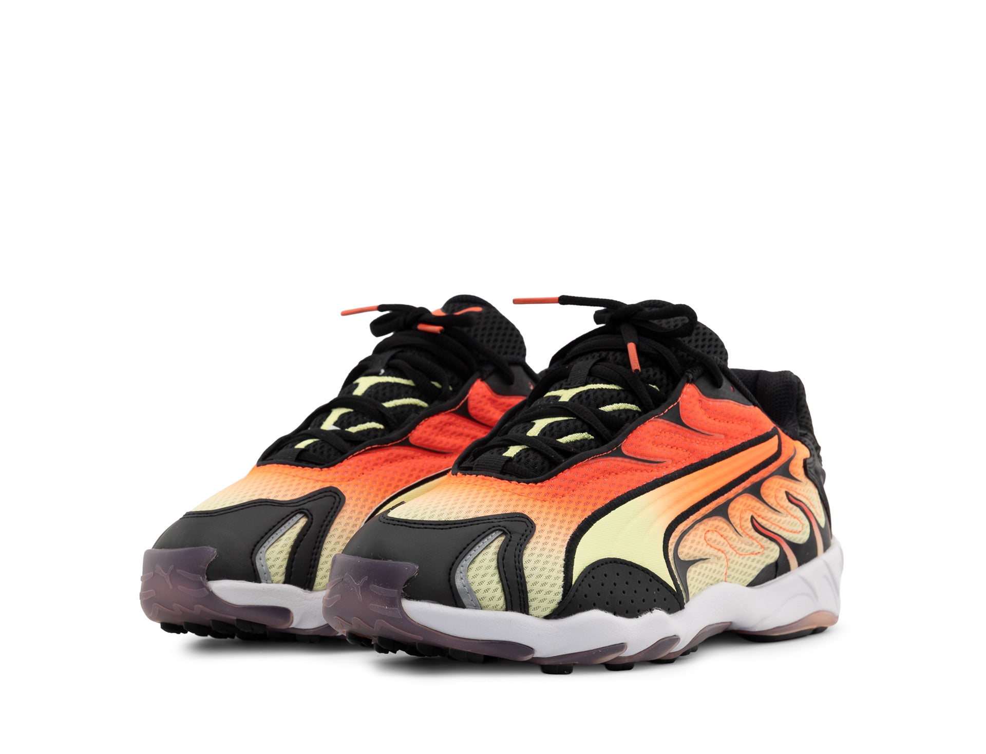 Puma Inhale glowing red black