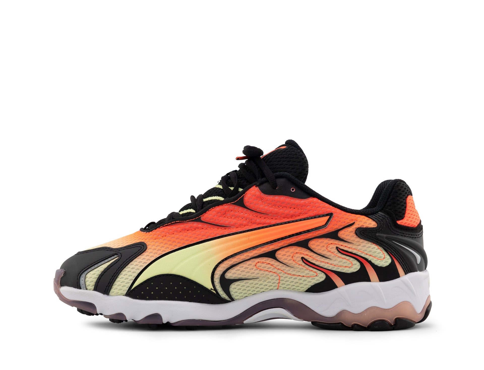 Puma Inhale glowing red black