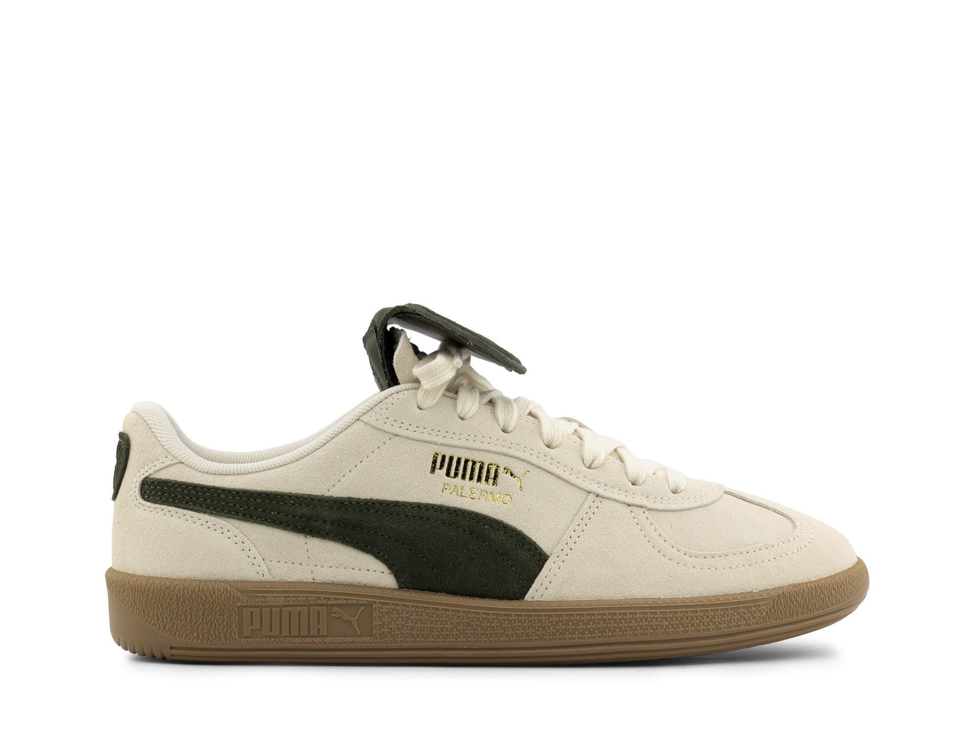Puma Palermo Premium Suede alpine snow dark olive