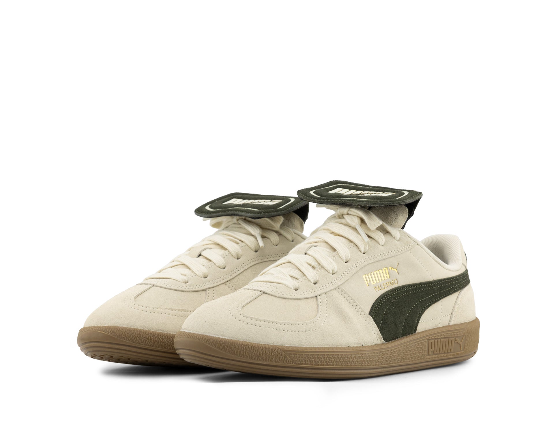 Puma Palermo Premium Suede alpine snow dark olive