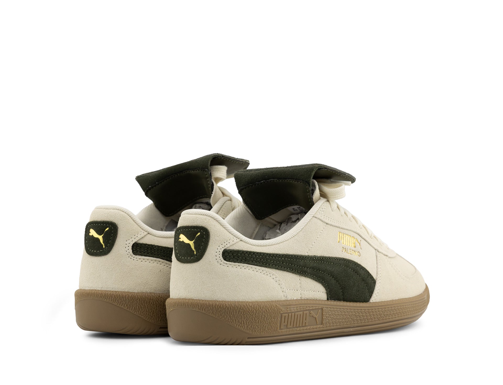 Puma Palermo Premium Suede alpine snow dark olive