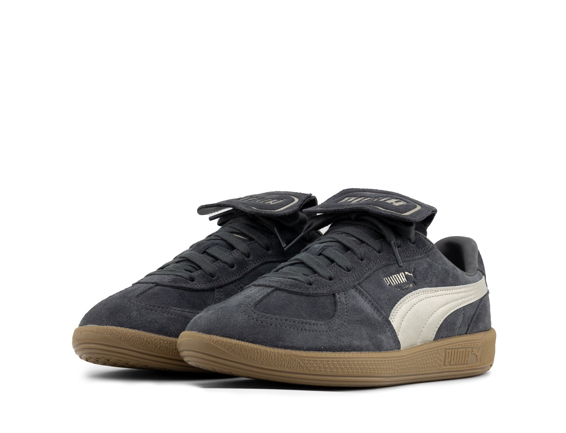 Puma Palermo Premium metallic dusky gray gum