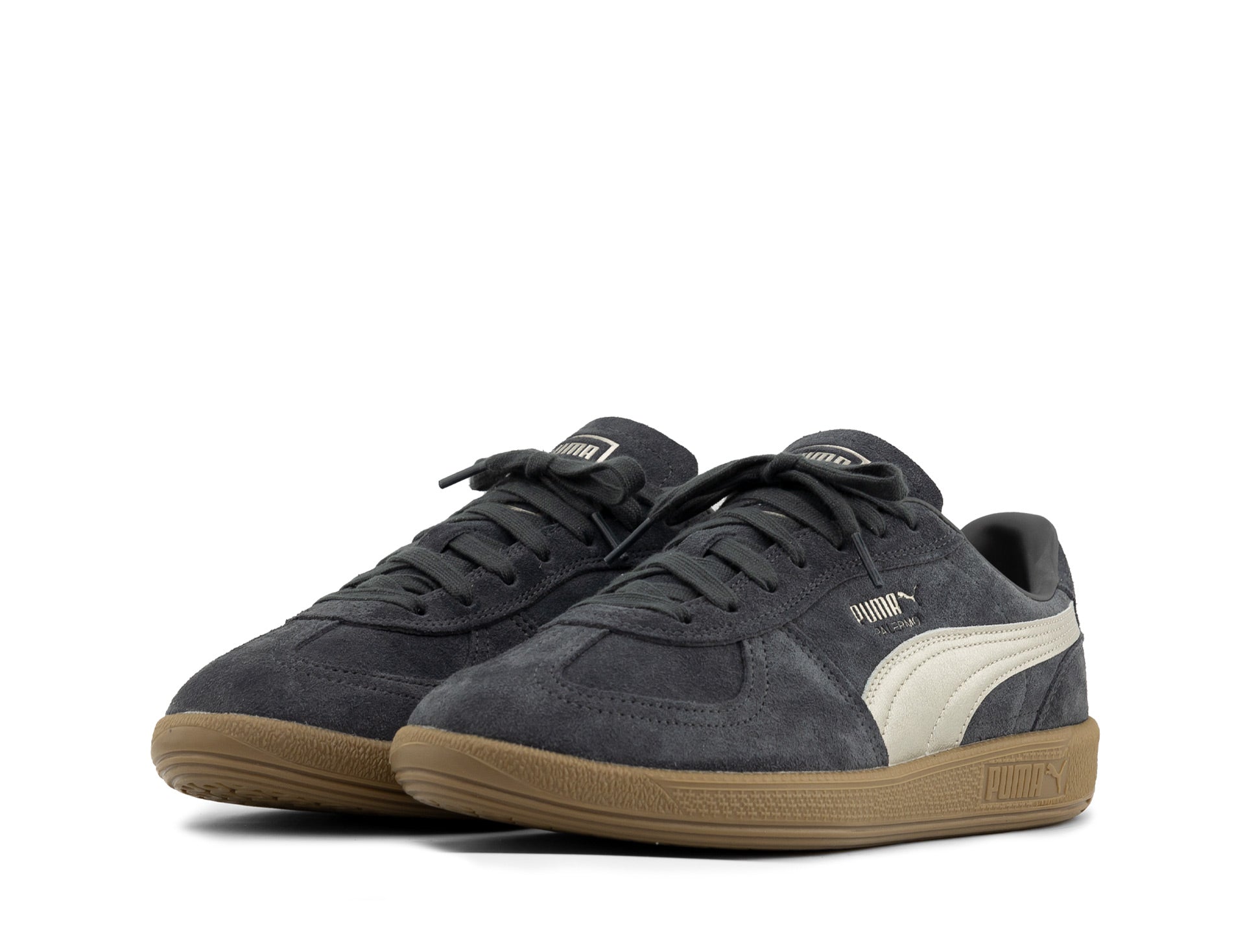 Puma Palermo Premium metallic dusky gray gum